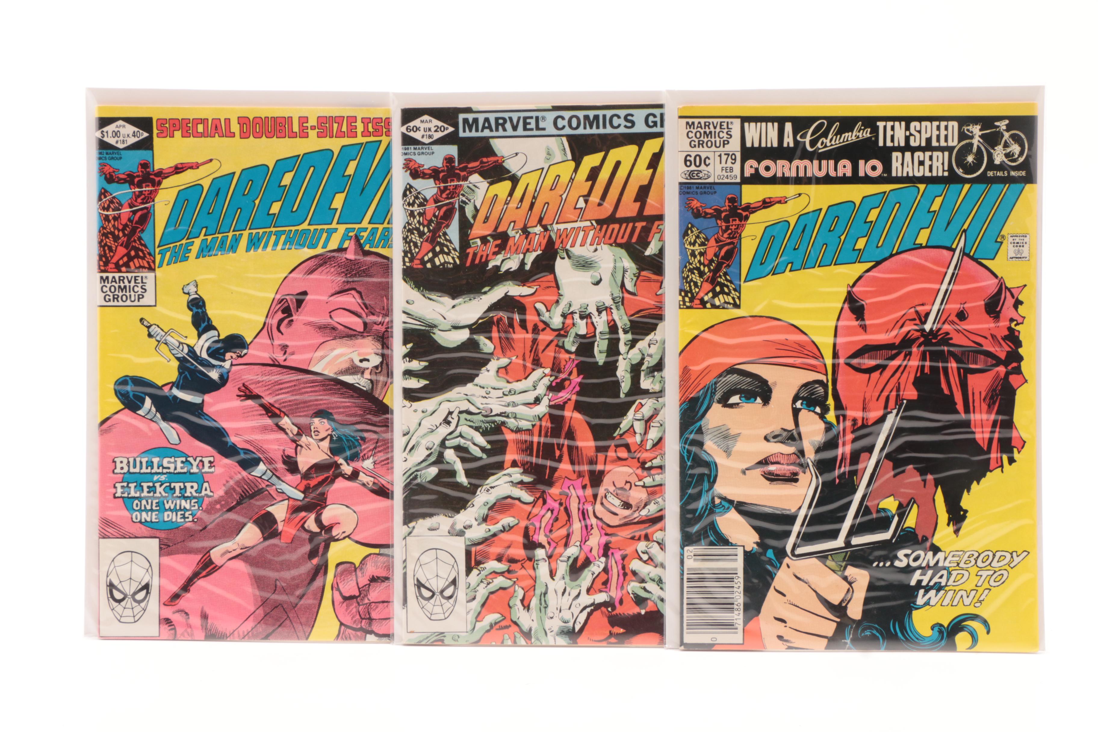 Silver and Bronze Age Marvel "Daredevil" Comic Books