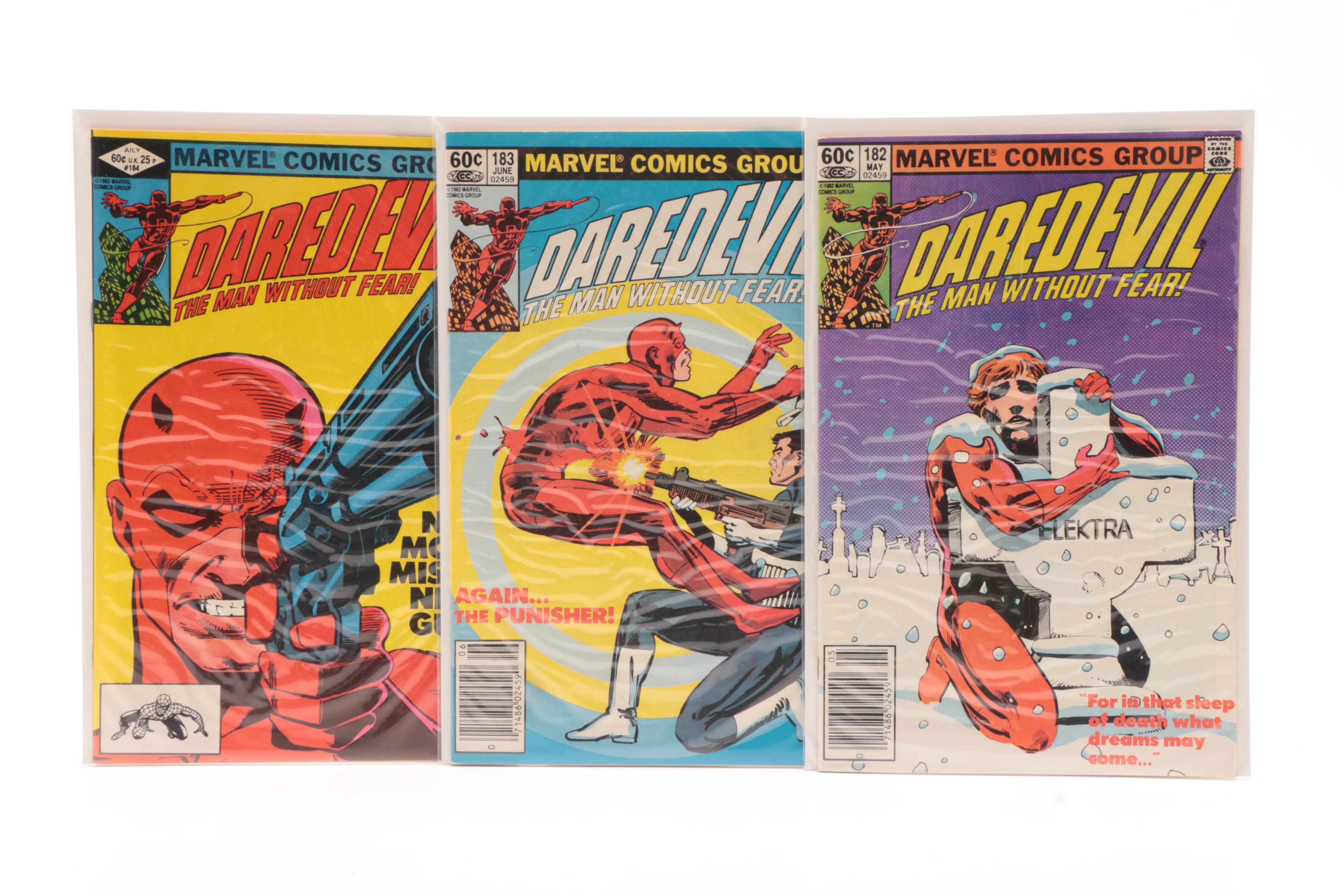 Silver and Bronze Age Marvel "Daredevil" Comic Books