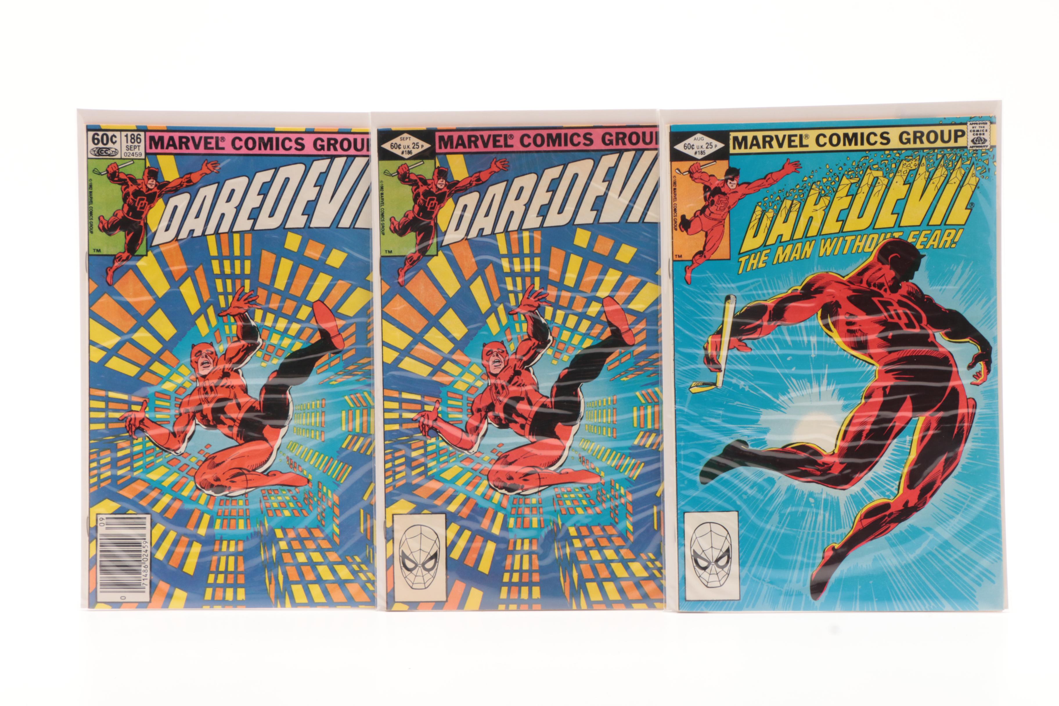 Silver and Bronze Age Marvel "Daredevil" Comic Books