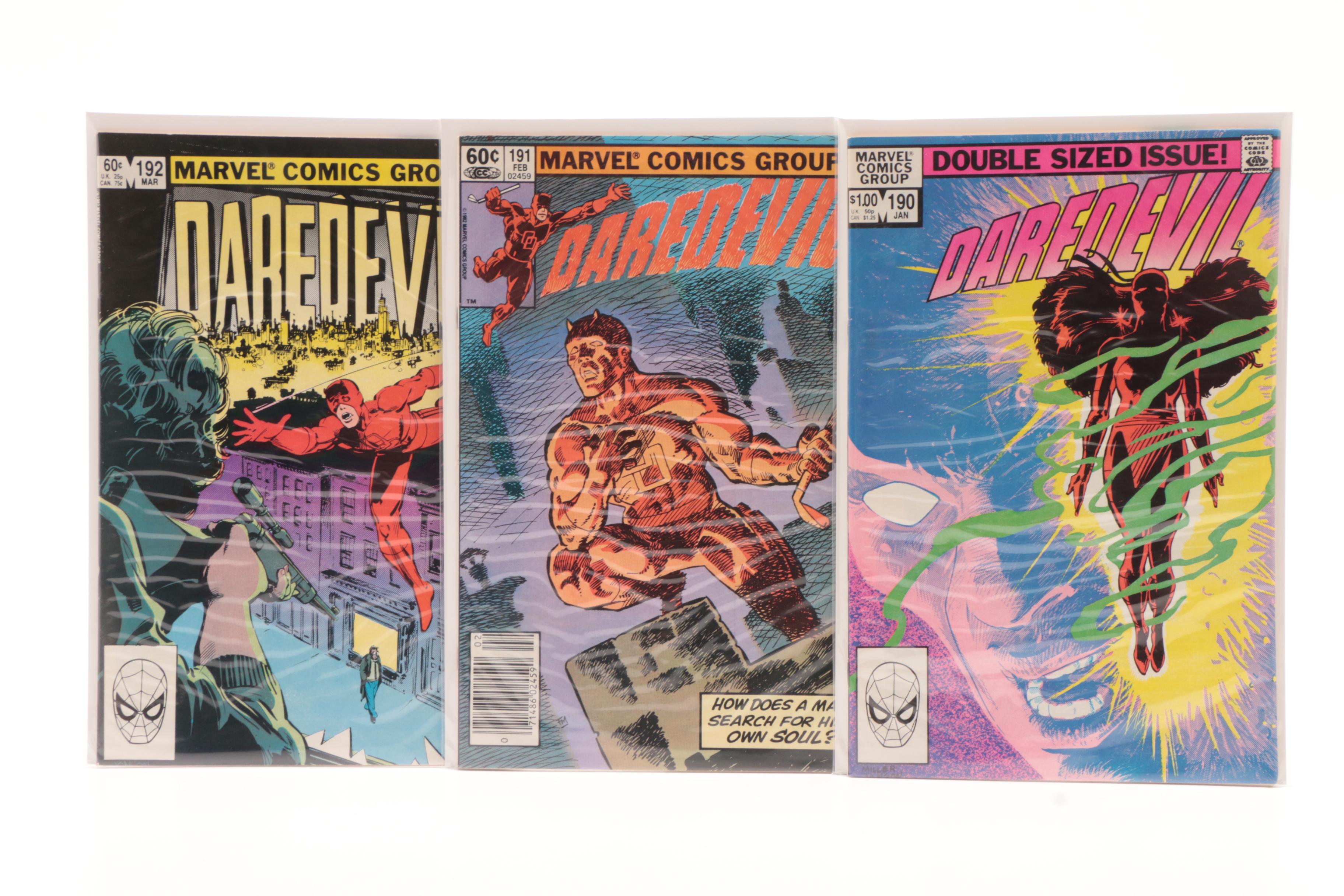 Silver and Bronze Age Marvel "Daredevil" Comic Books