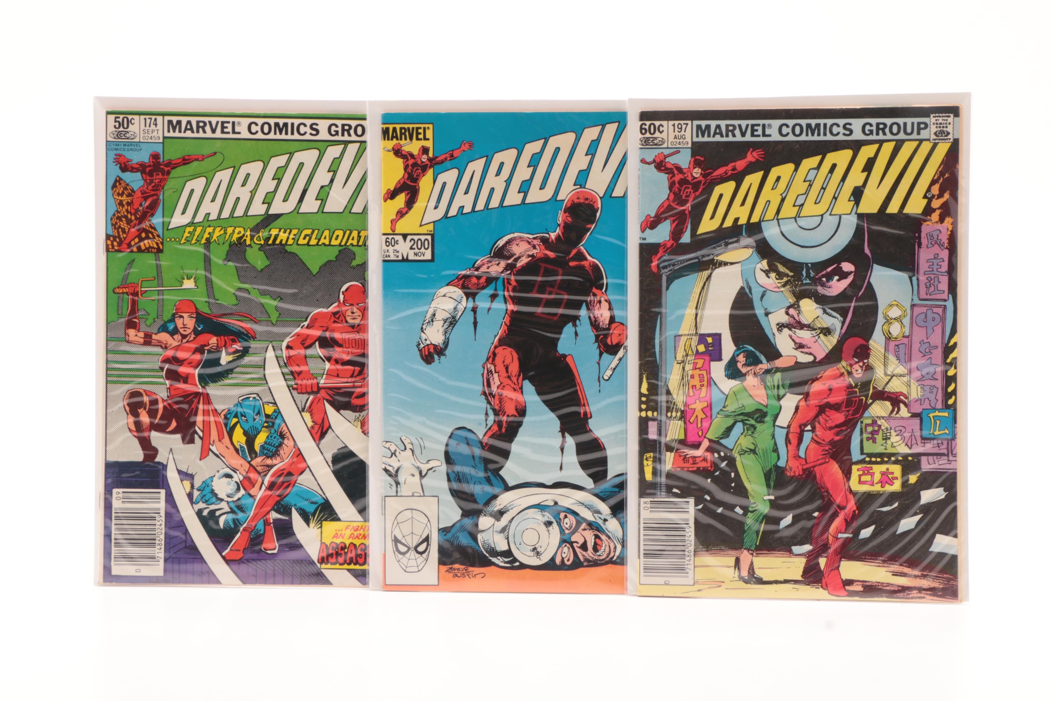 Silver and Bronze Age Marvel "Daredevil" Comic Books