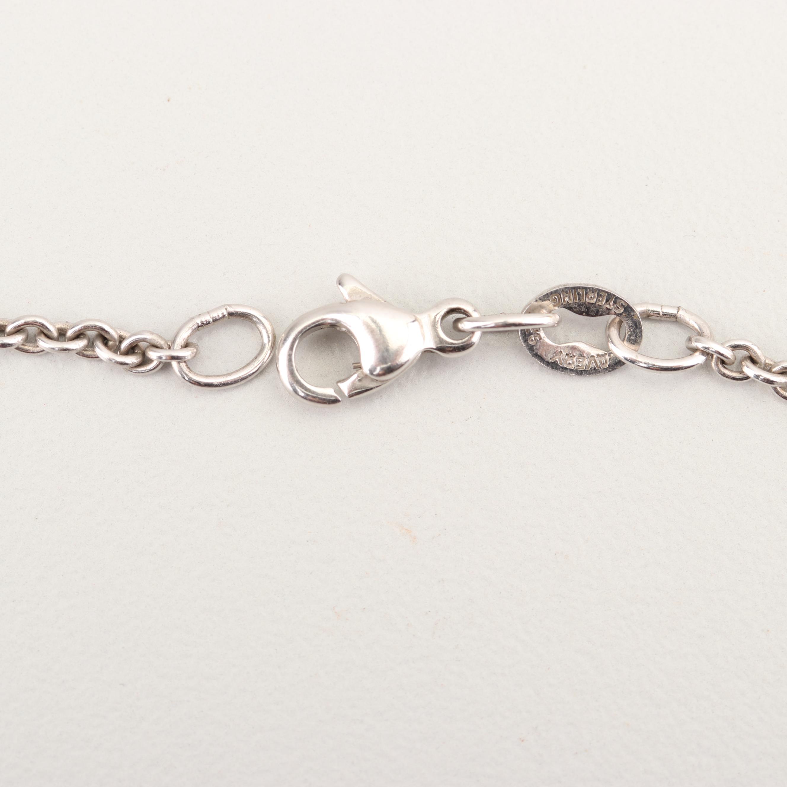 James Avery Sterling Silver Chain with Nike Pendant