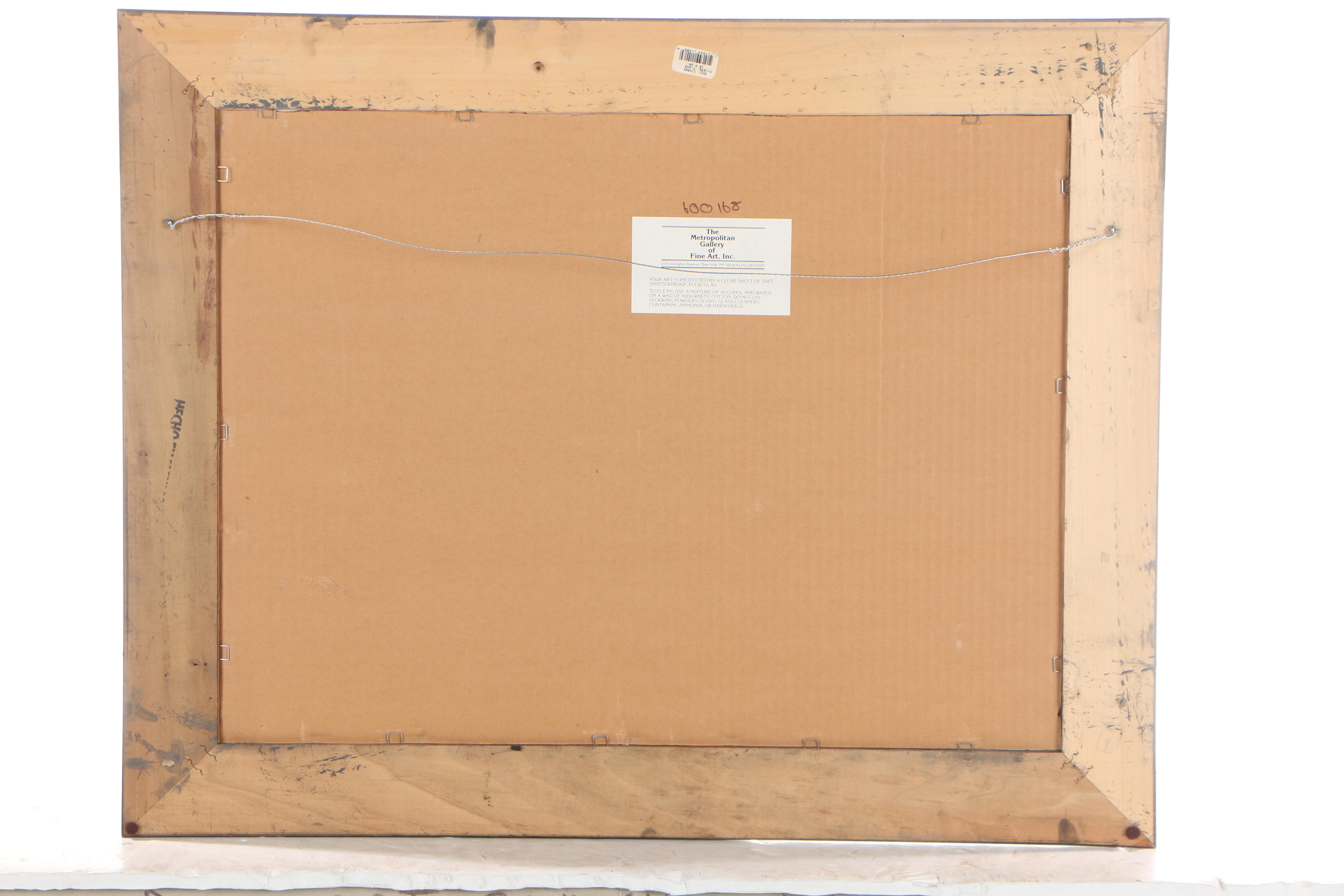 Francesco Casals 1980 Color Lithograph "The Orange Grove"