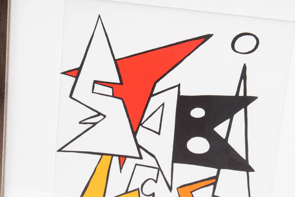 Alexander Calder Color Lithograph for "Derriere le Miroir"