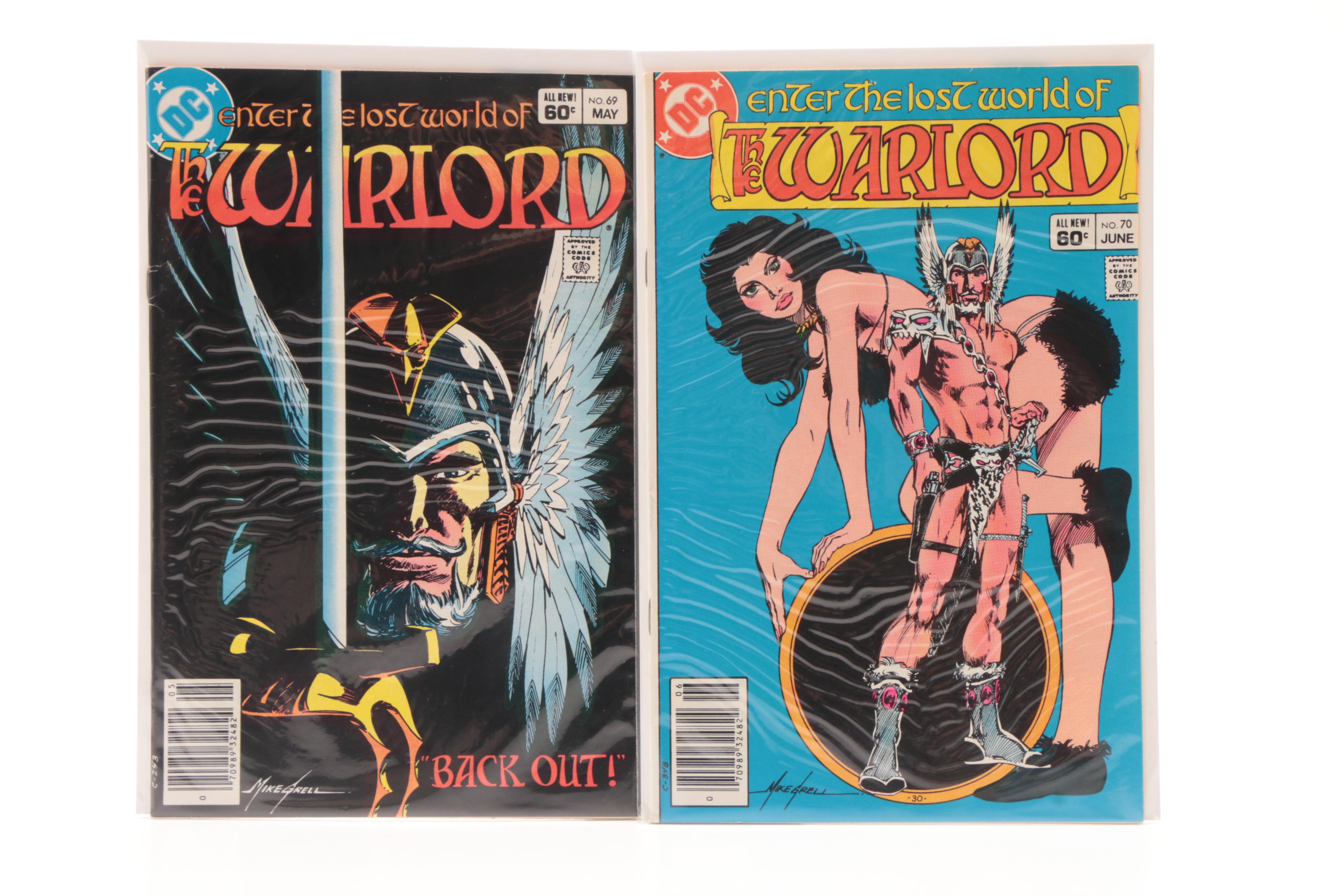 DC Bronze Age "Enter the Lost World of The Warlord" Comic Books
