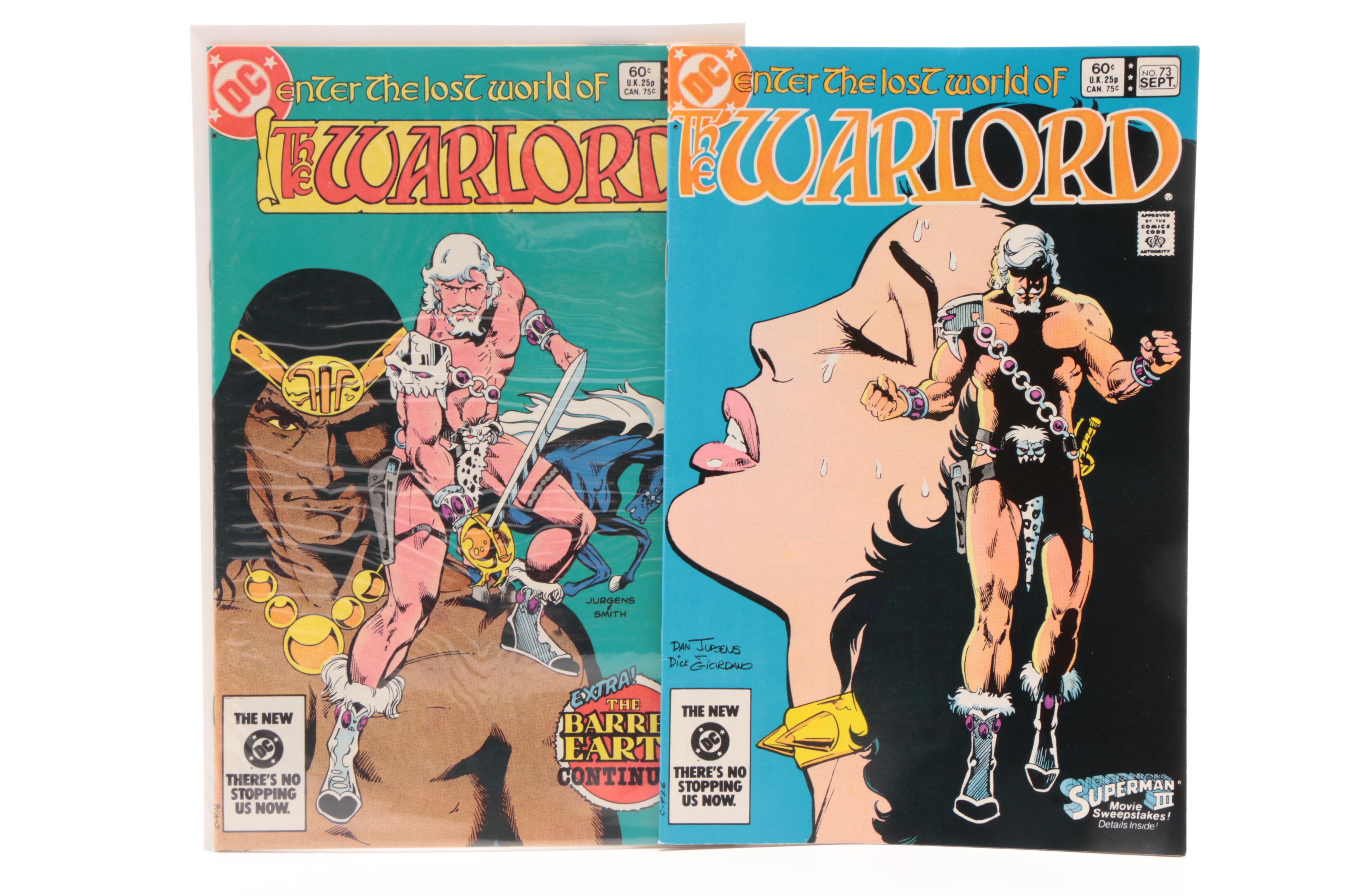 DC Bronze Age "Enter the Lost World of The Warlord" Comic Books