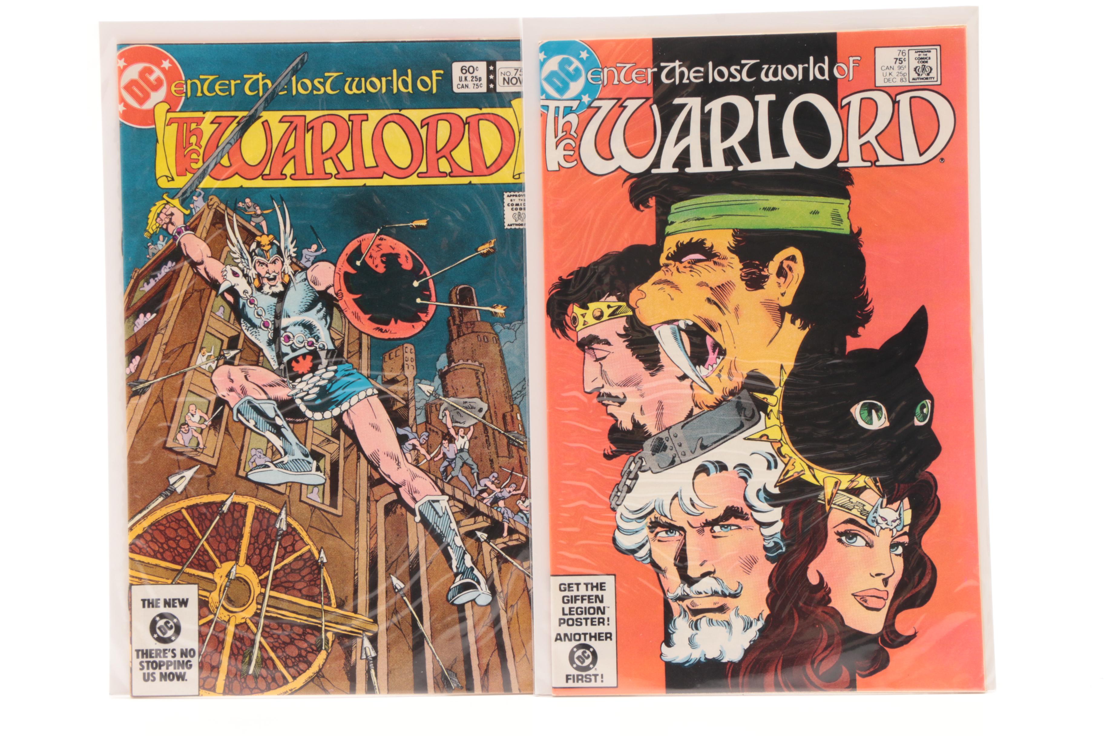DC Bronze Age "Enter the Lost World of The Warlord" Comic Books