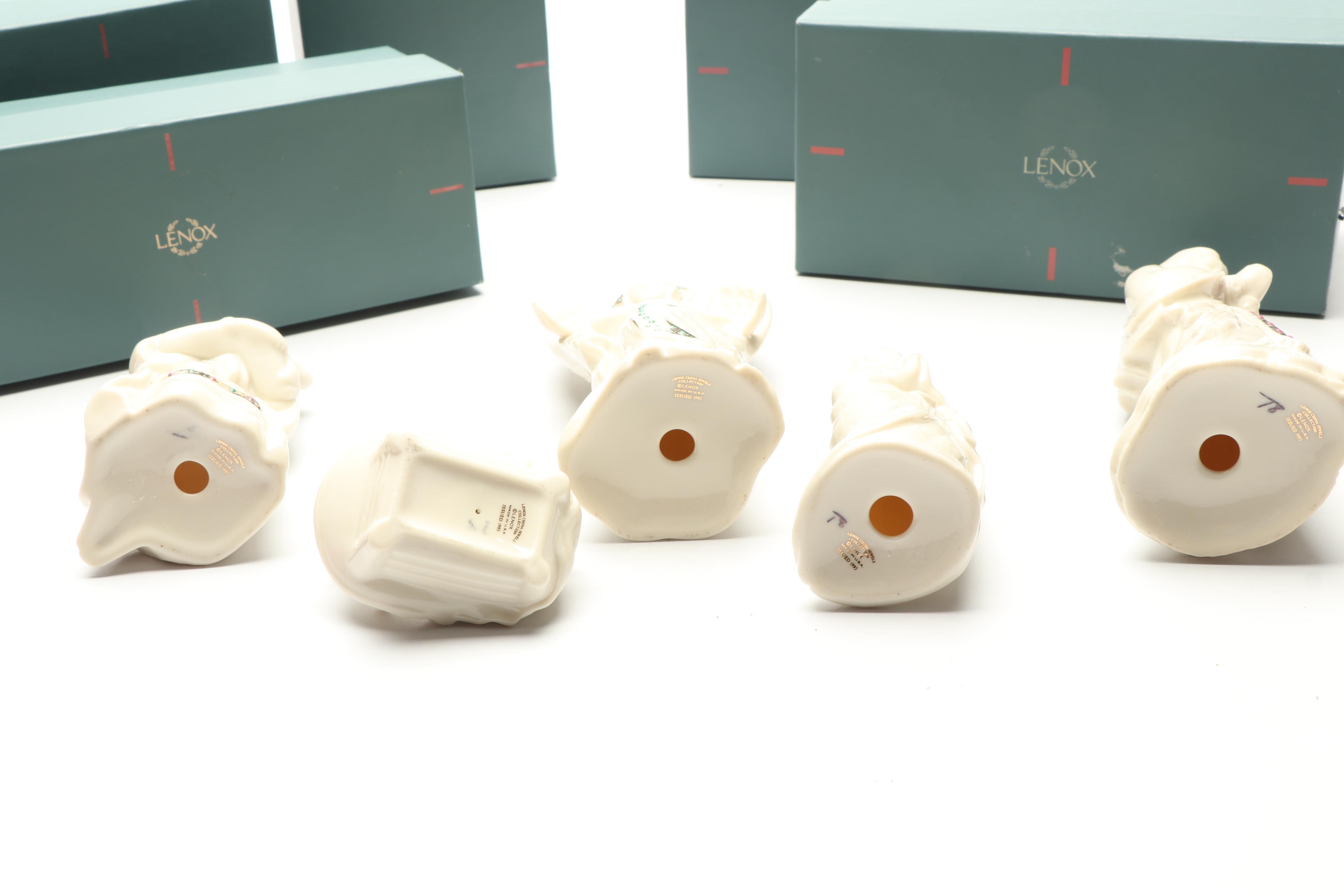 Lenox "China Jewels Collection" Holy Family and Other Nativity Scene Figurines