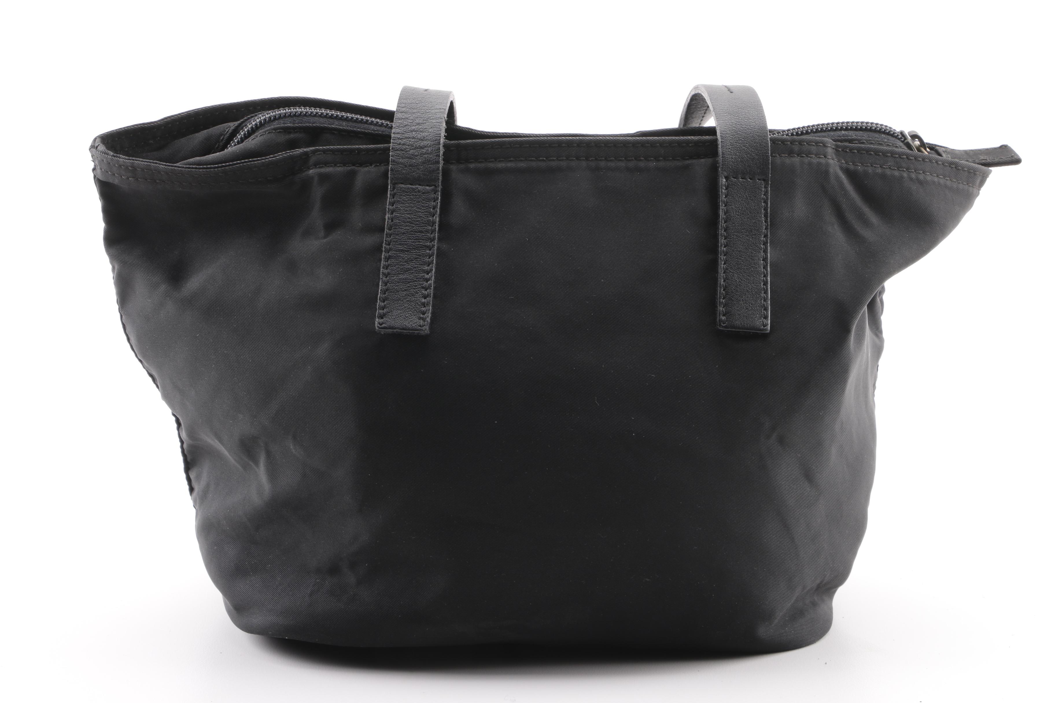 Prada Black Nylon Tote