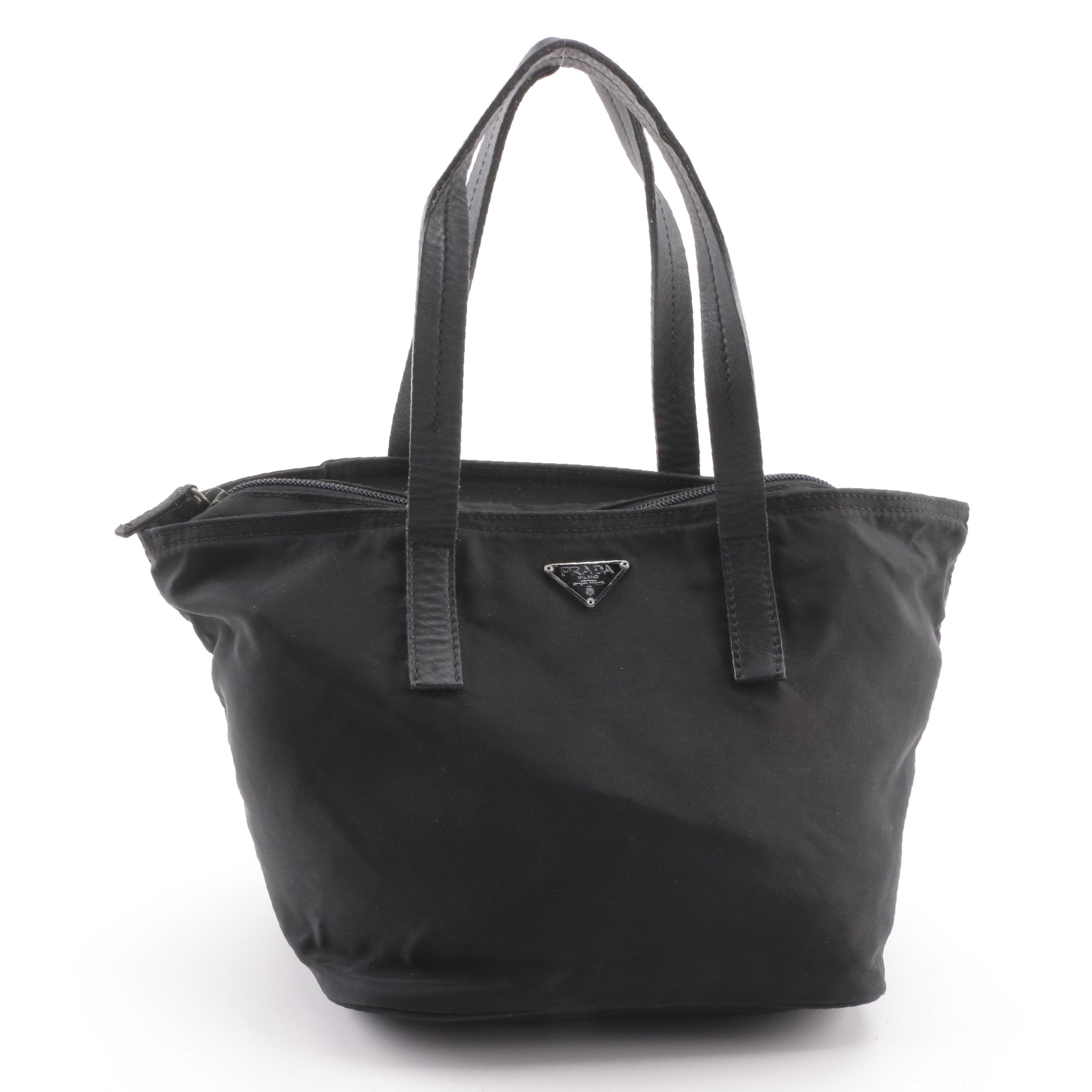 Prada Black Nylon Tote