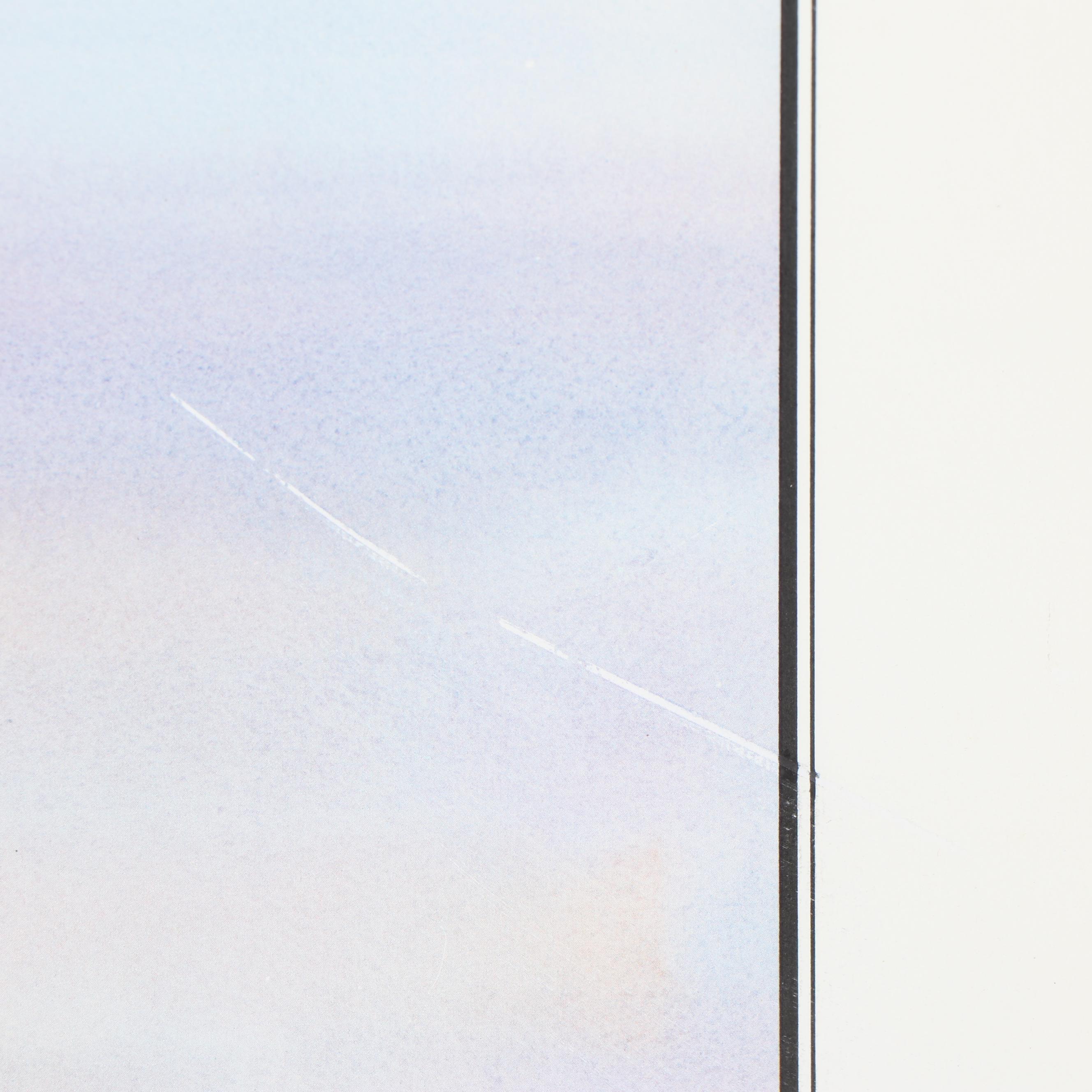 Mark McMahon Offset Lithograph "Chicago Wrigley Building"