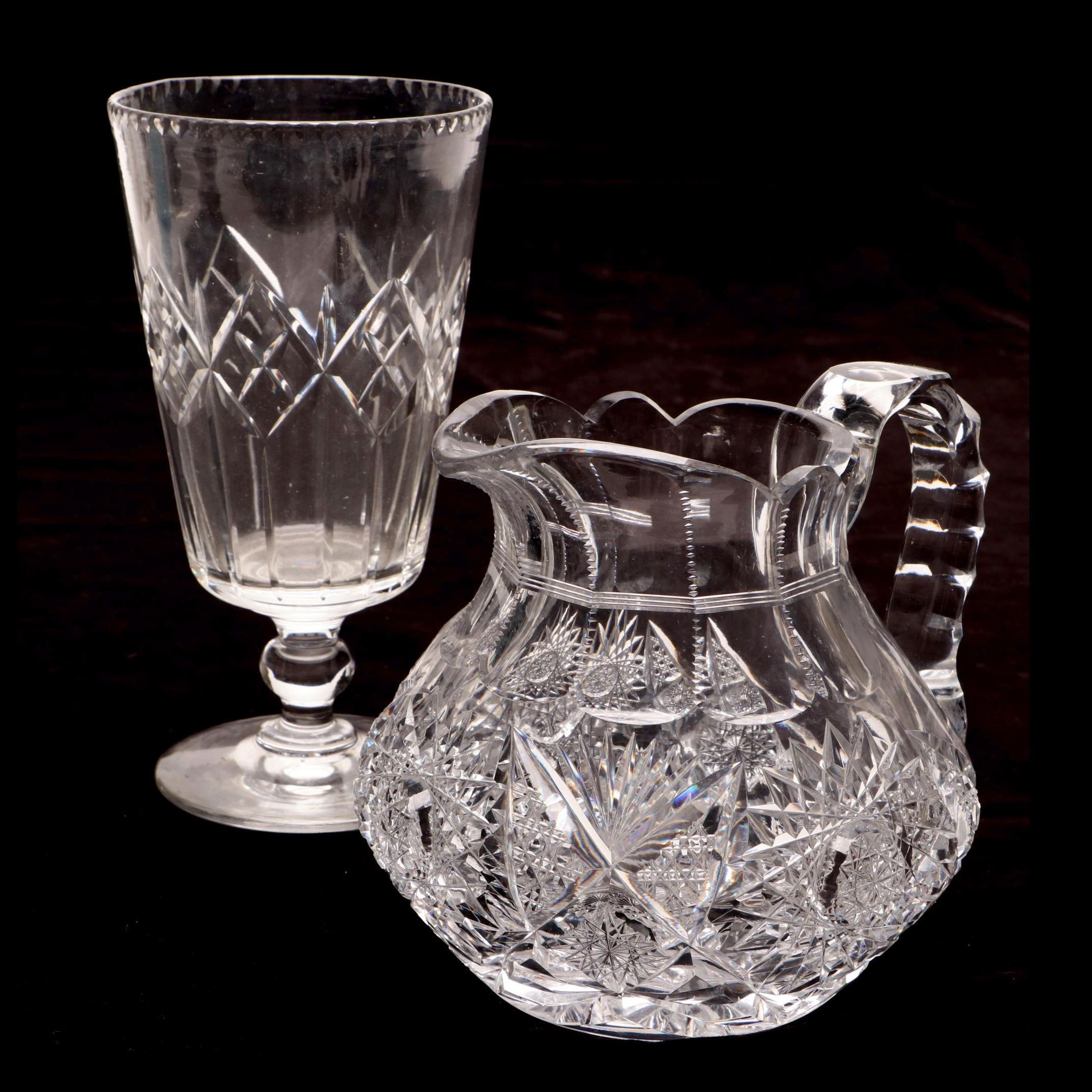 Antique Cut Glass Decor