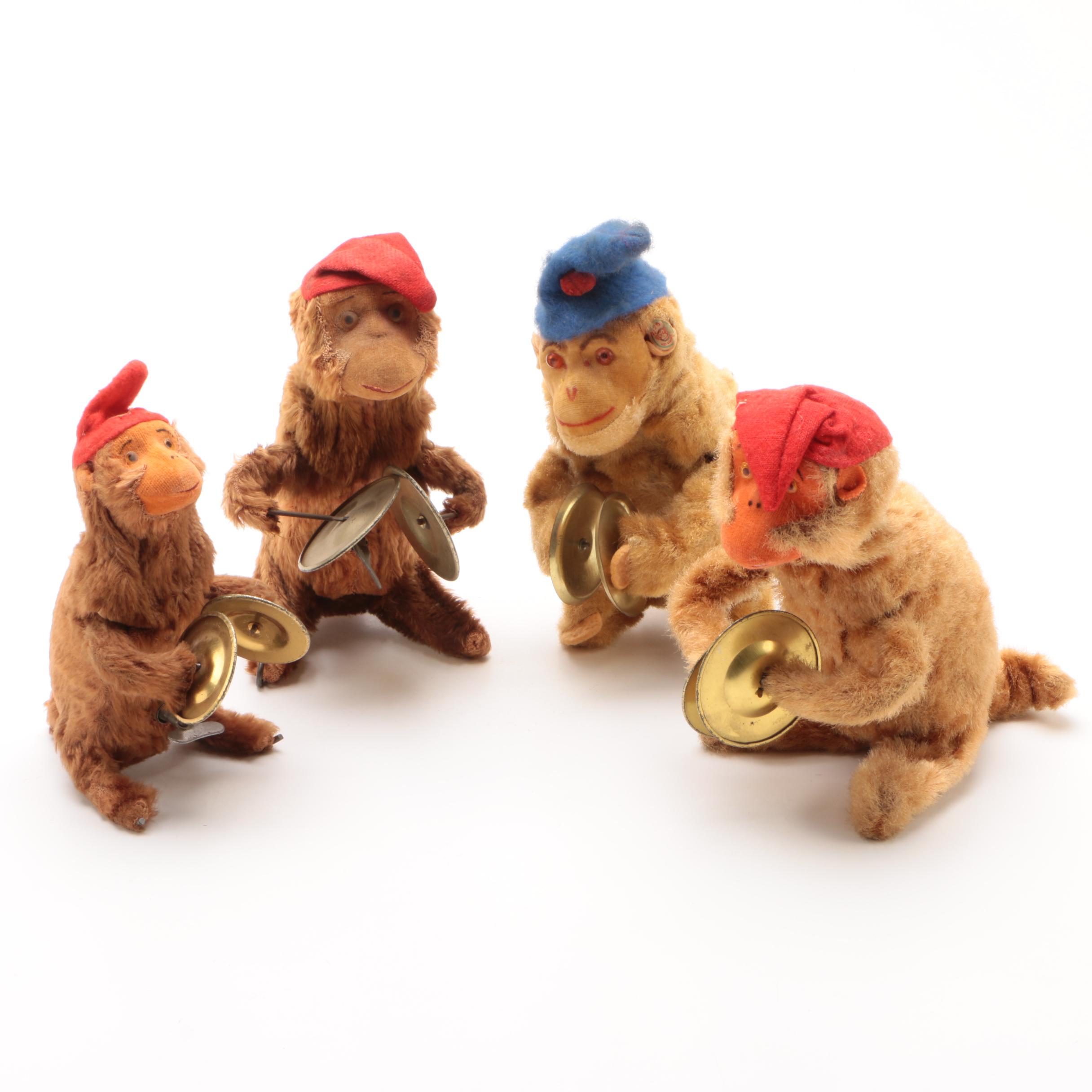 Vintage Wind-Up Cymbal Monkeys