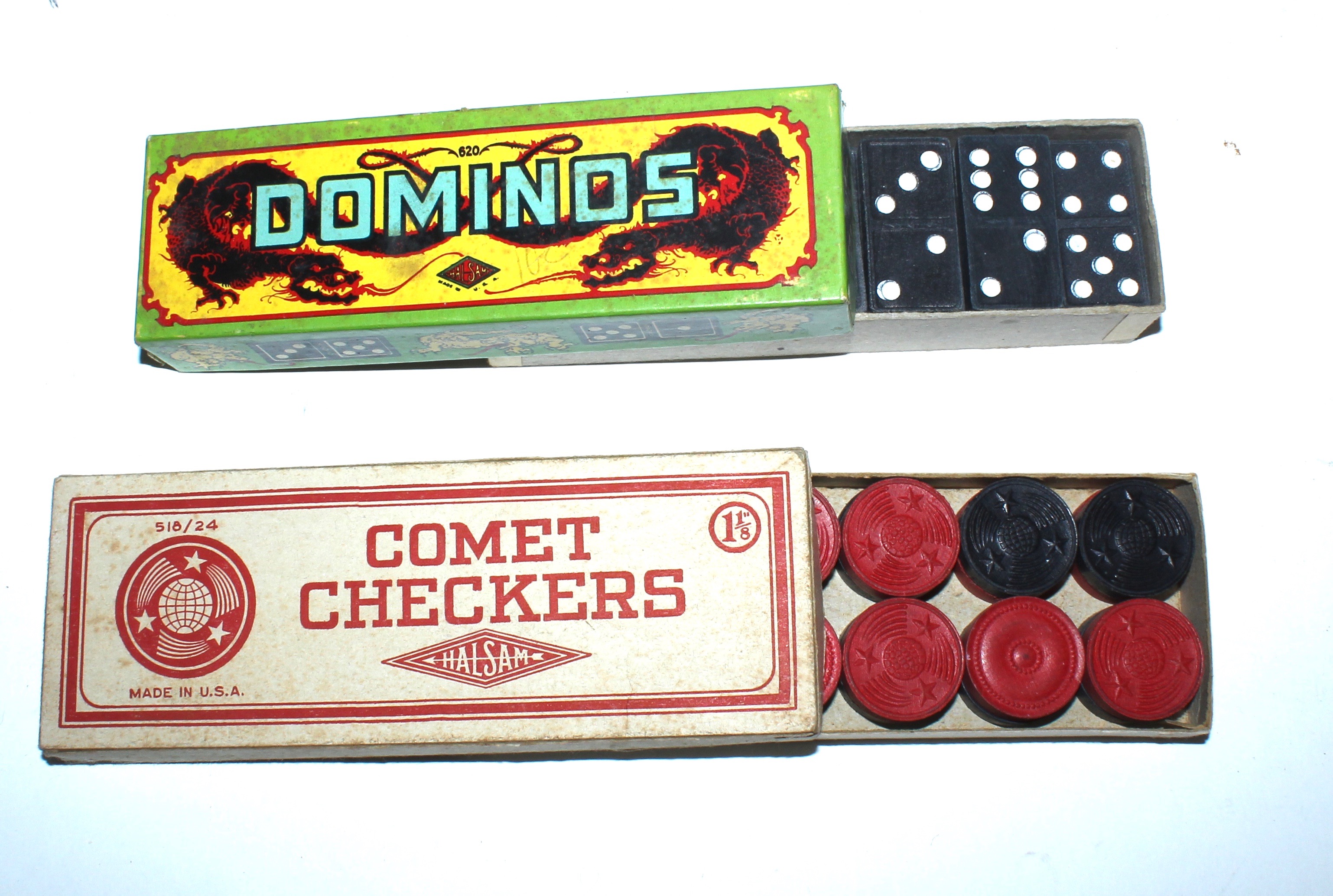 Vintage Games and Glass Marbles
