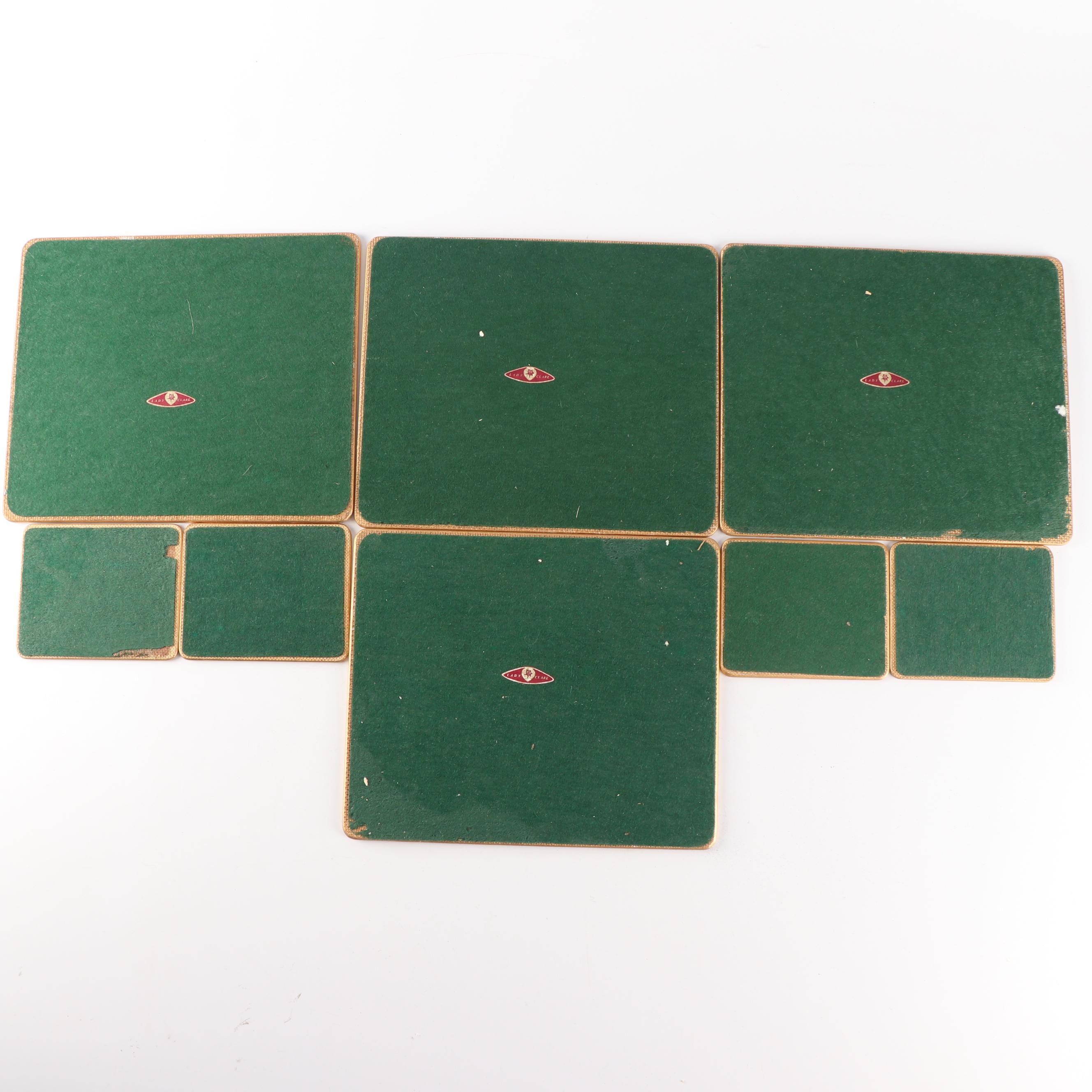 Vintage Lady Claire Place Mat and Coaster set from "London Collection"