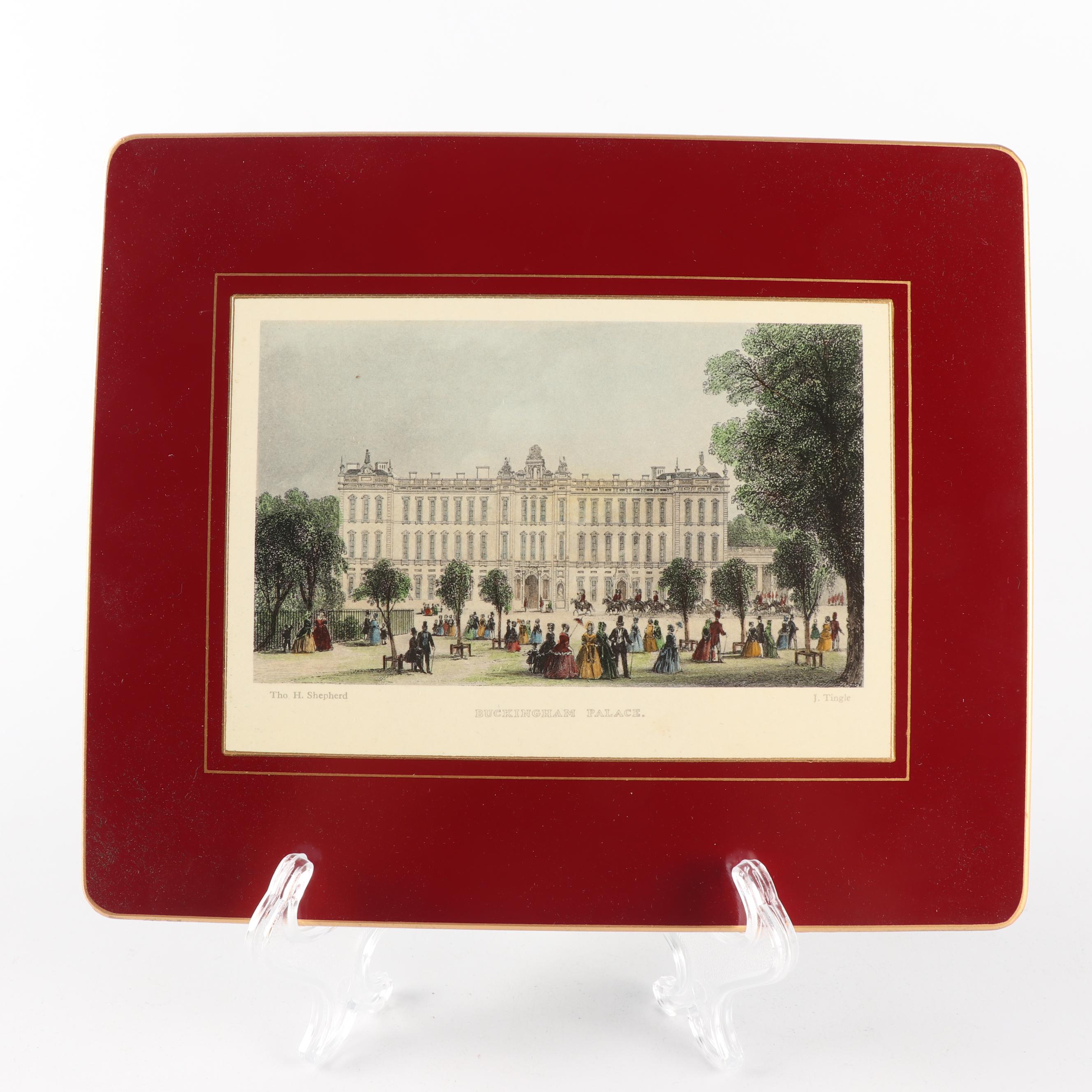 Vintage Lady Claire Place Mat and Coaster set from "London Collection"