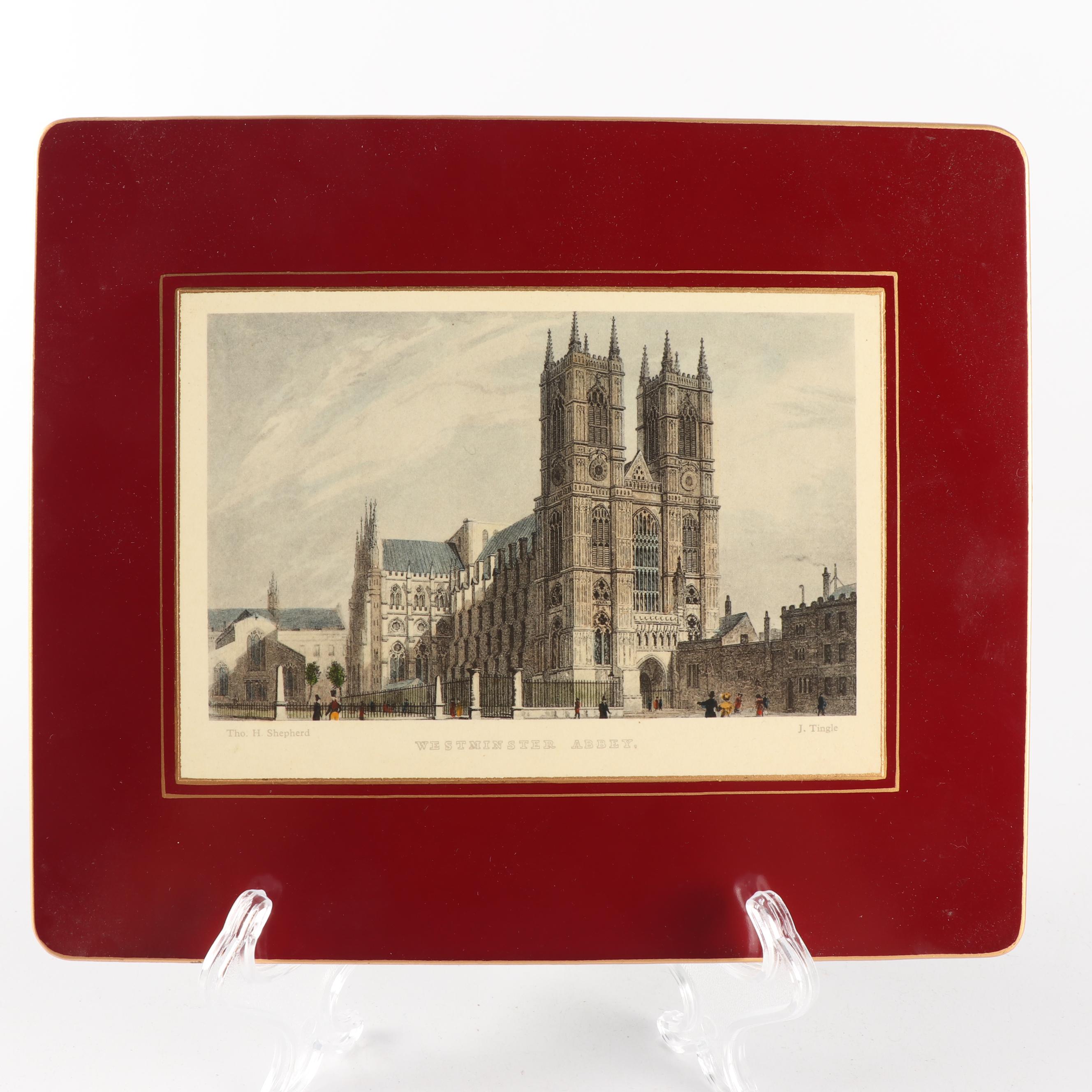 Vintage Lady Claire Place Mat and Coaster set from "London Collection"