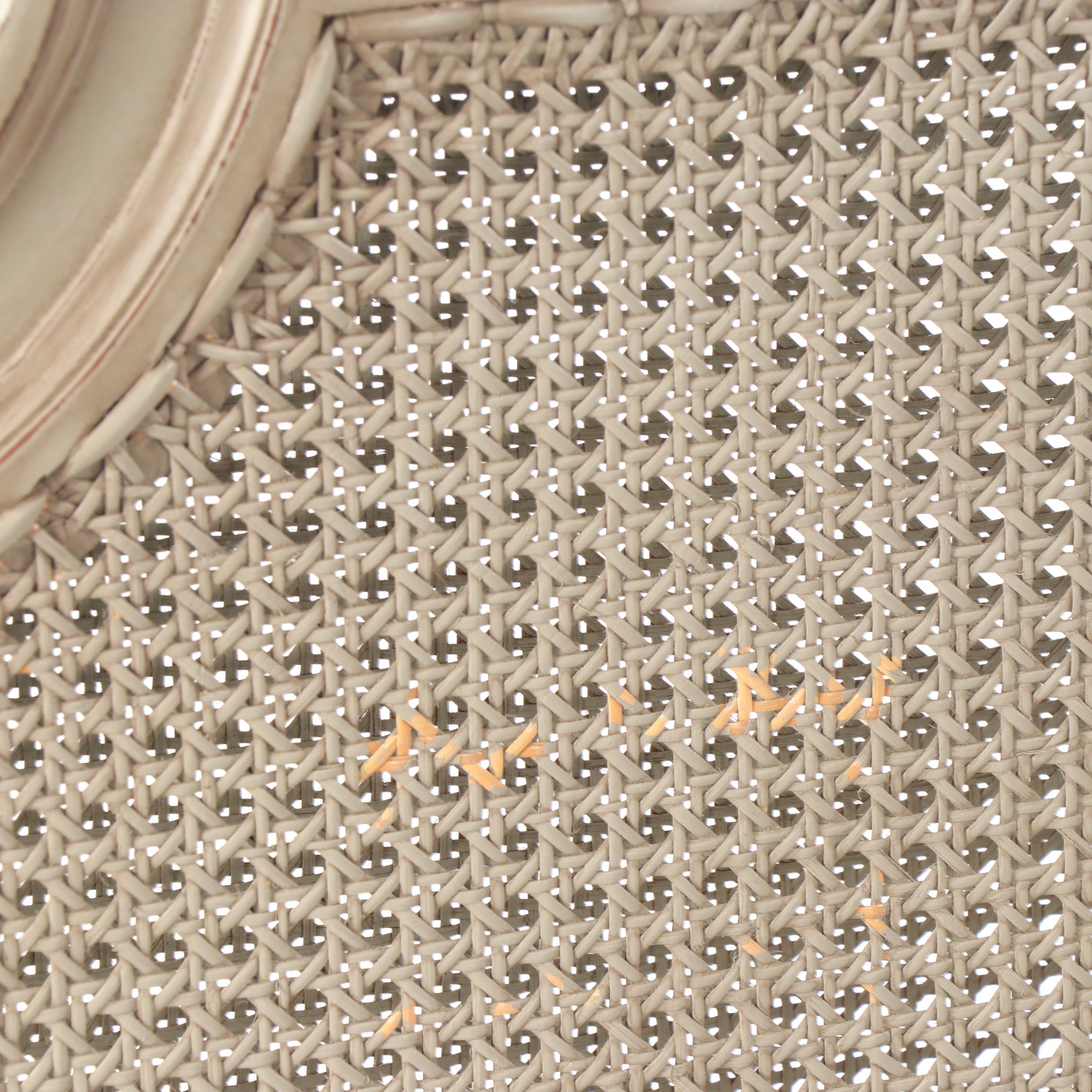 Gustavian Style Painted Wooden Twin Size Bed Frames, 21st Century