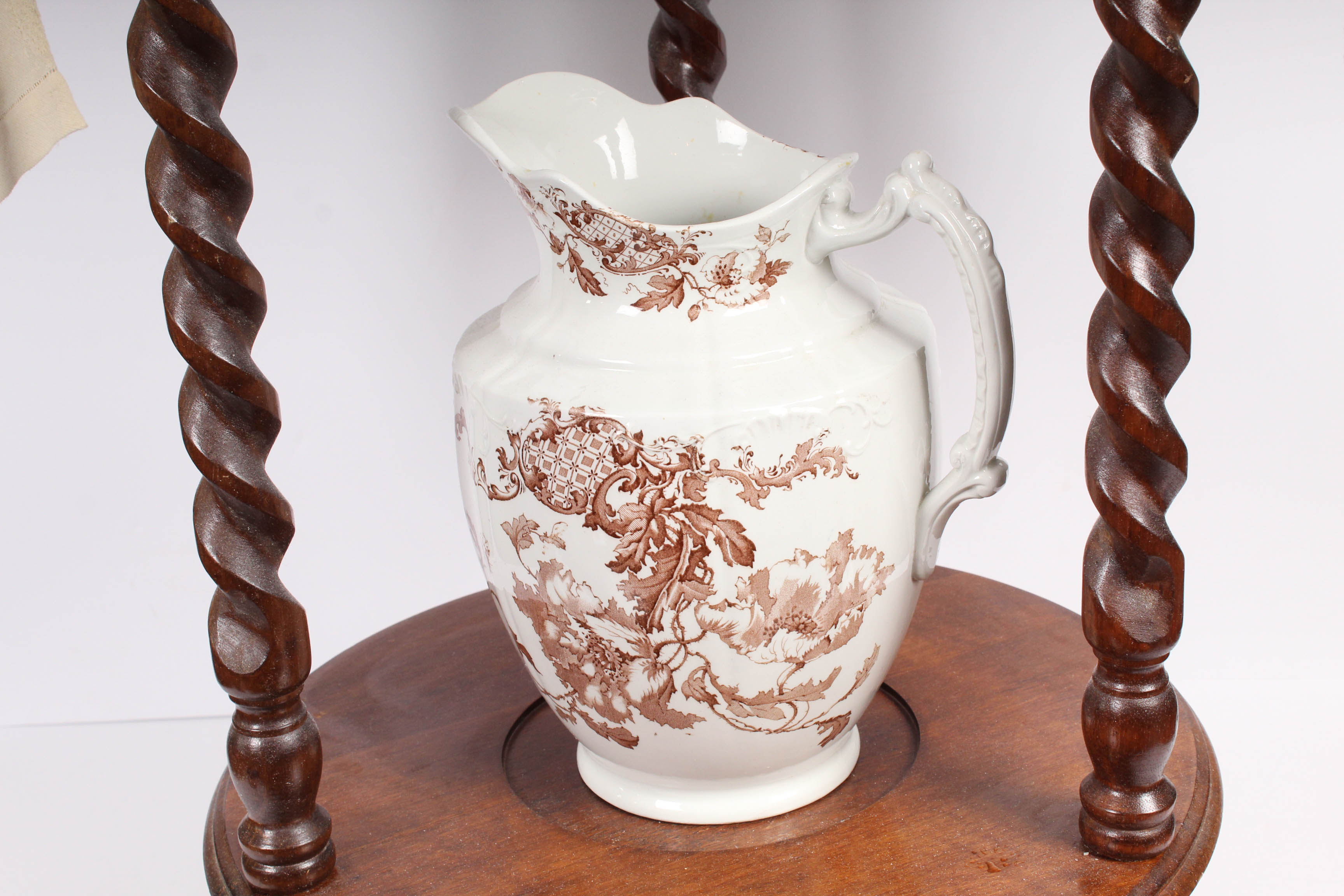 Antique Wooden Wash Basin Stand