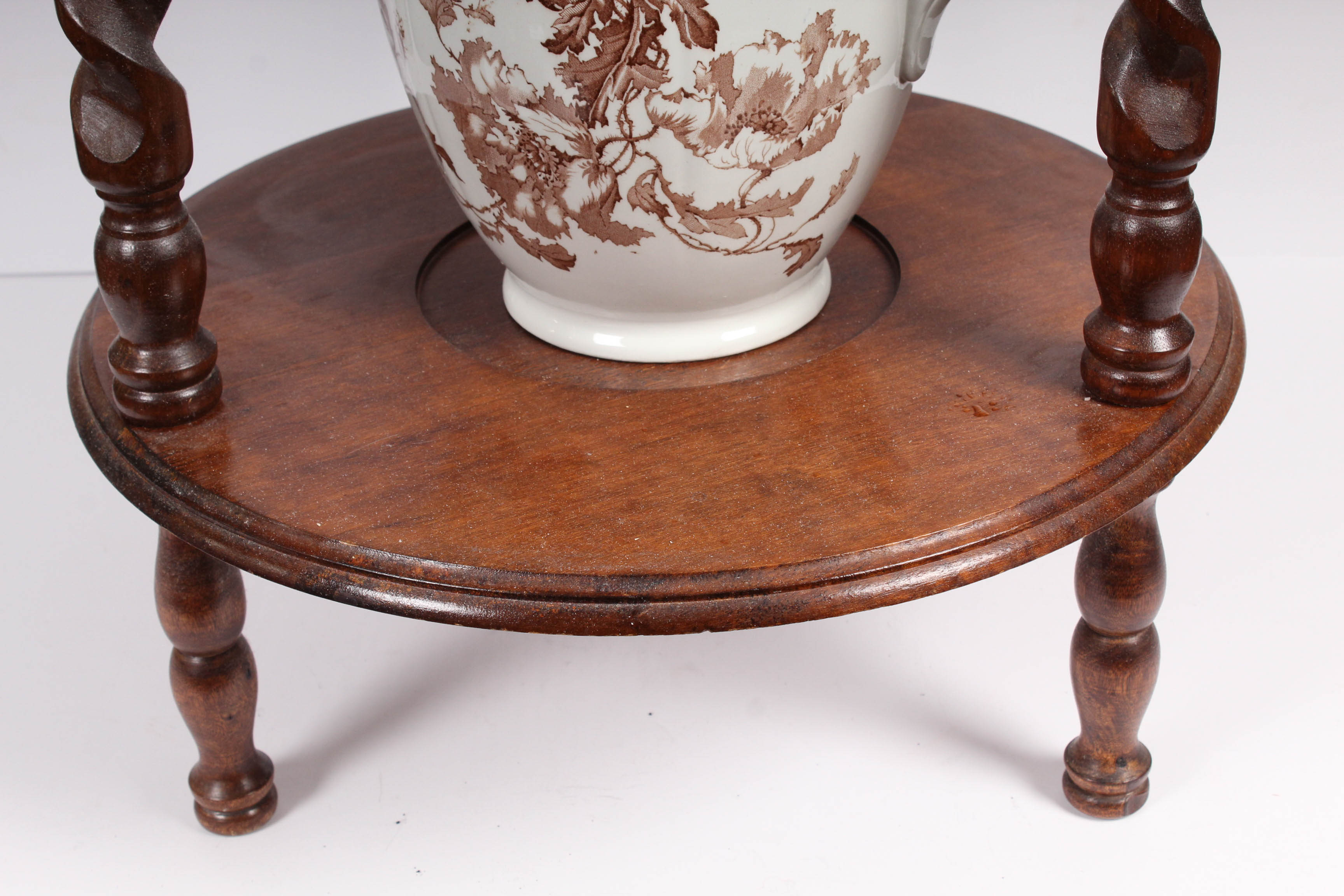 Antique Wooden Wash Basin Stand