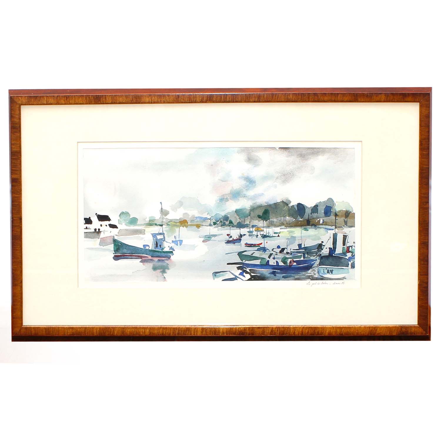 Simone Watercolor "Le Port de Belon"