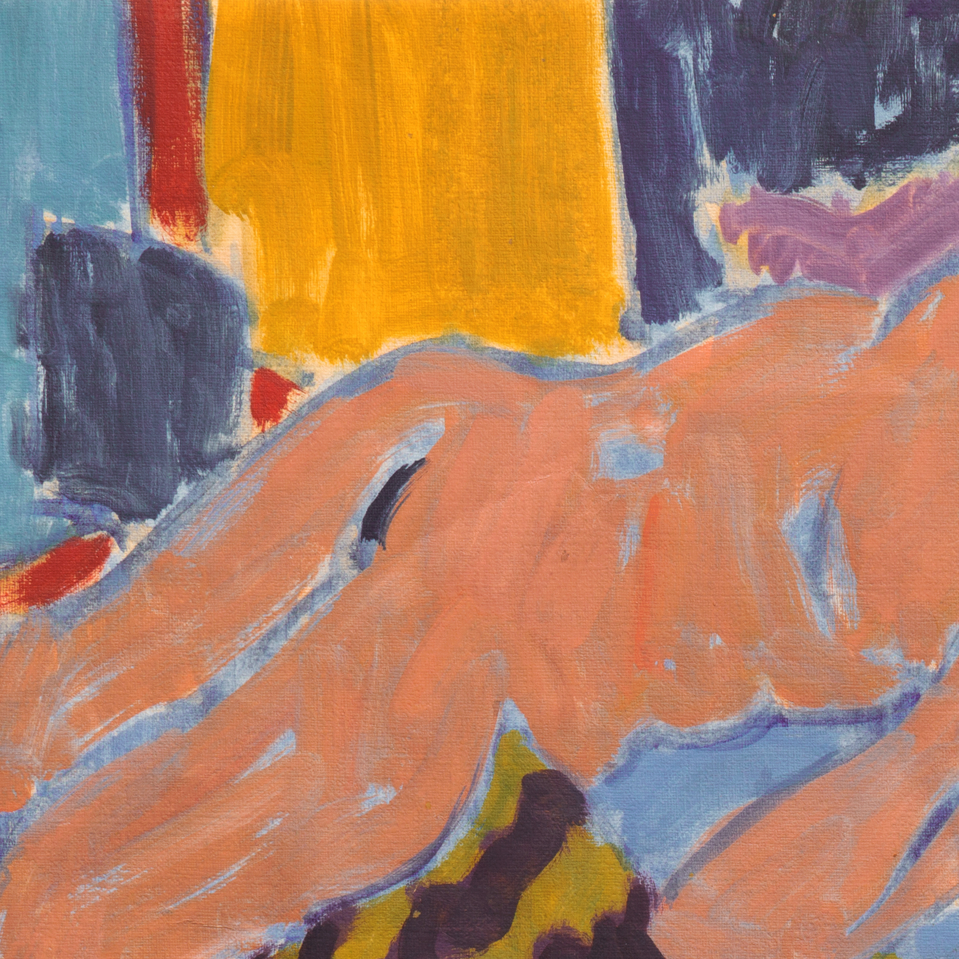 Victor Di Gesu Oil Painting "Reclining Nude in Interior"