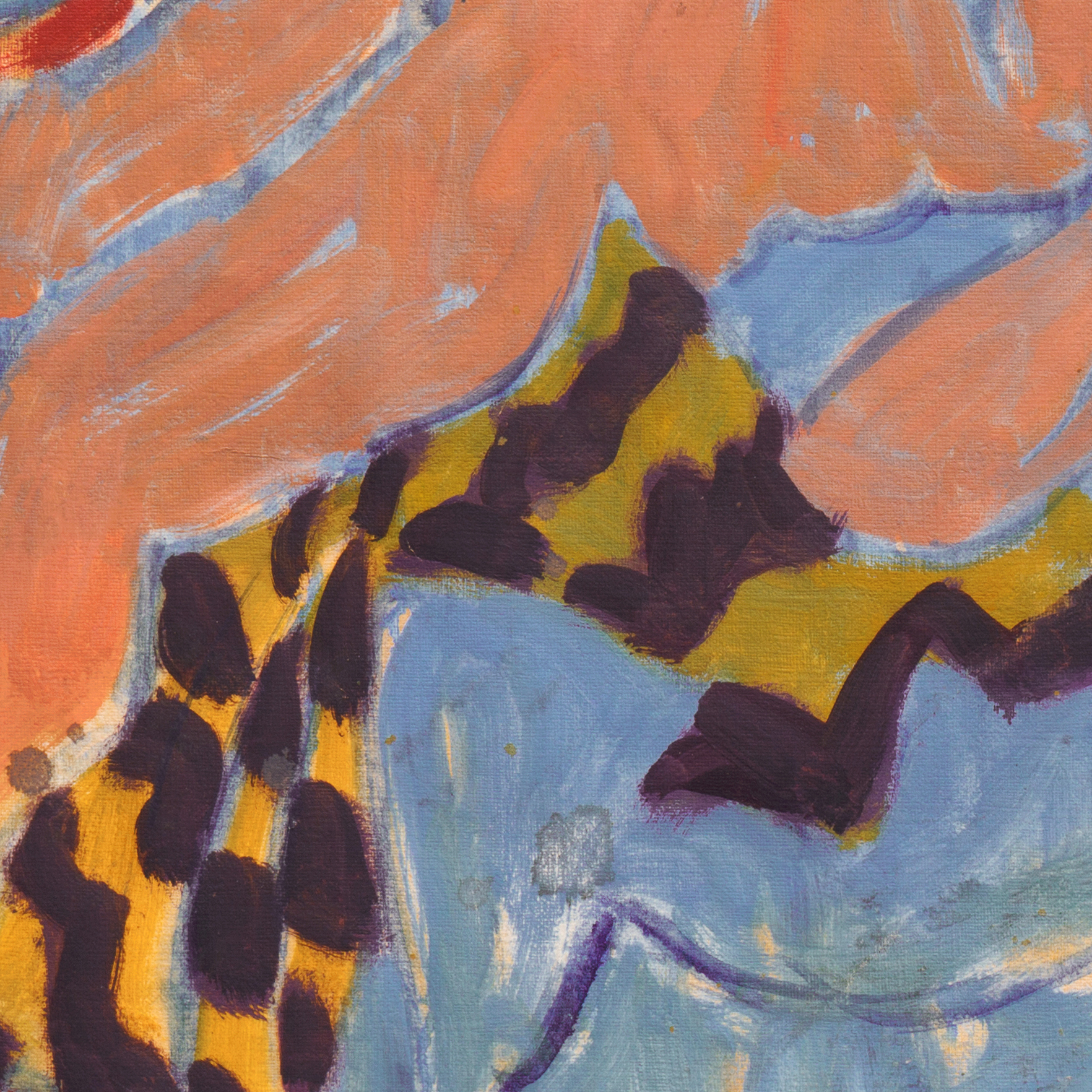 Victor Di Gesu Oil Painting "Reclining Nude in Interior"