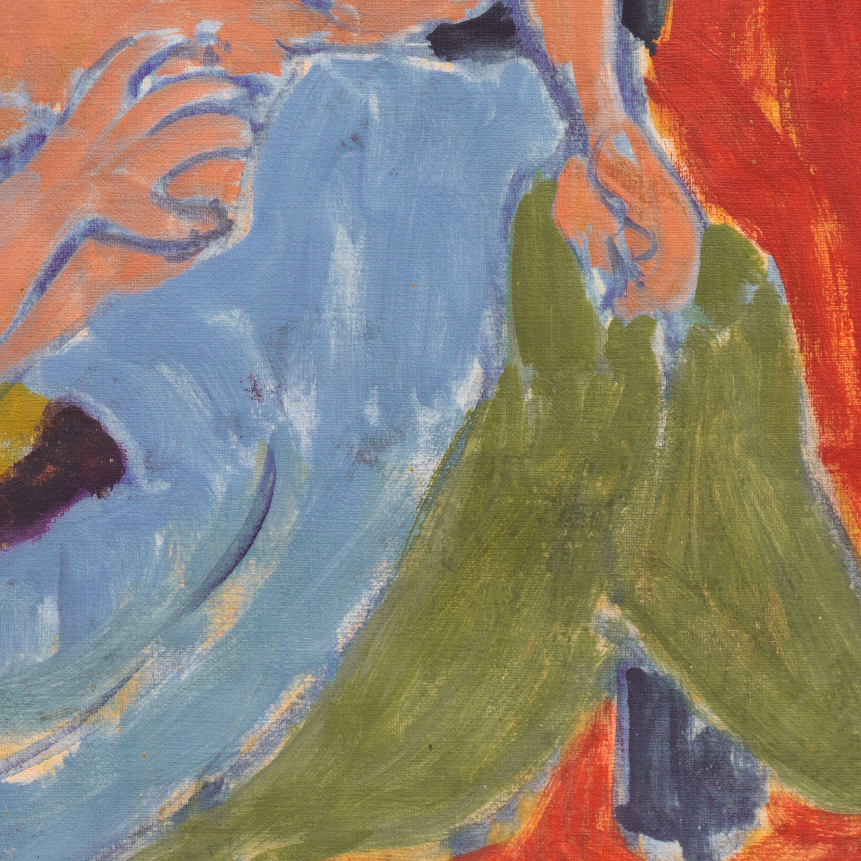 Victor Di Gesu Oil Painting "Reclining Nude in Interior"