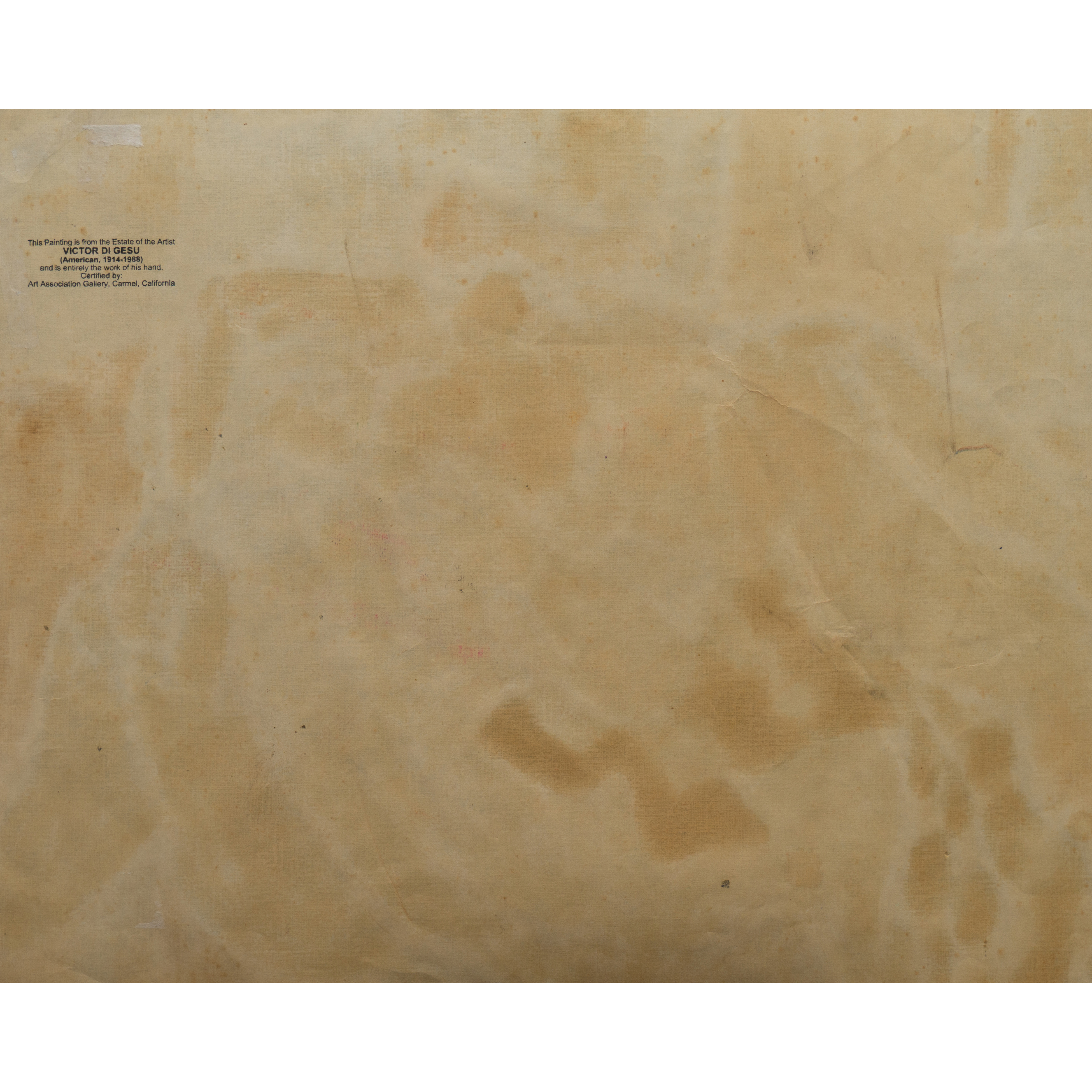 Victor Di Gesu Oil Painting "Reclining Nude in Interior"