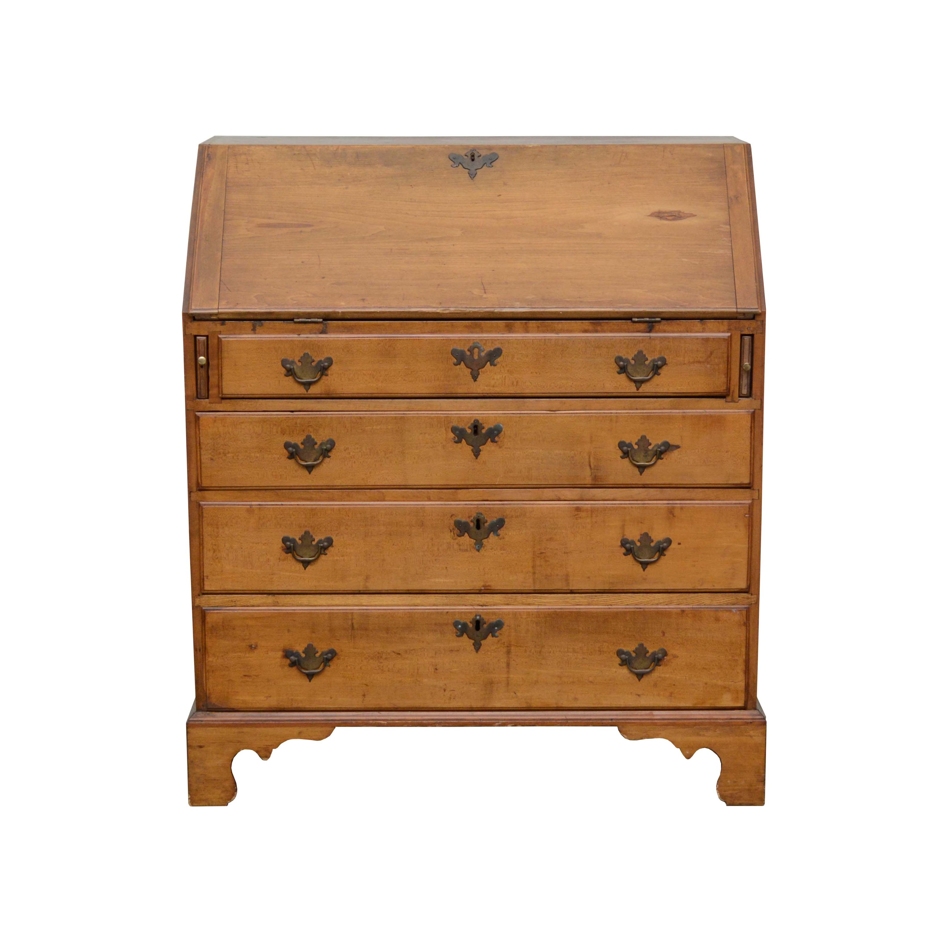 Federal Slant-Front Desk, Late 18th/Early 19th Century