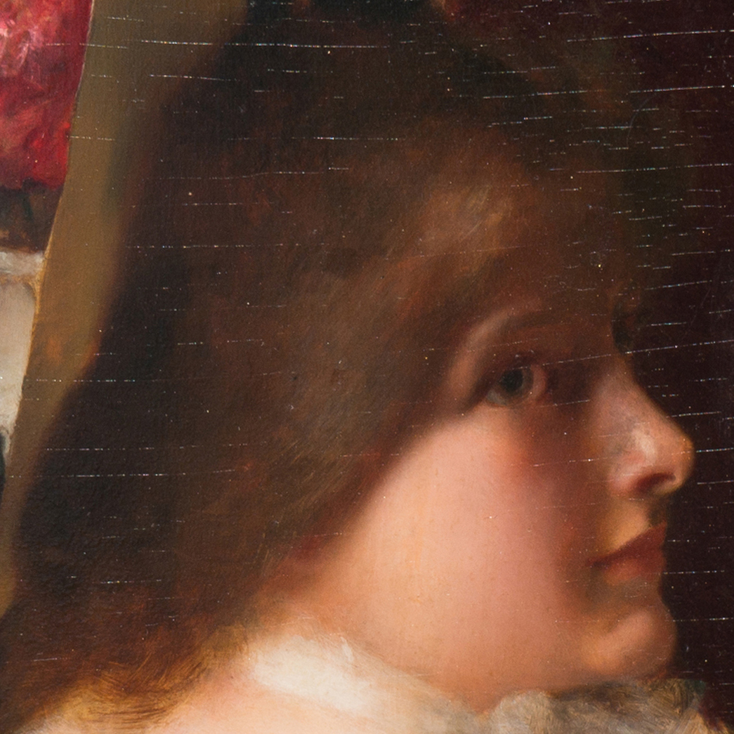 George Langford Seymour Oil Painting "Louisa"