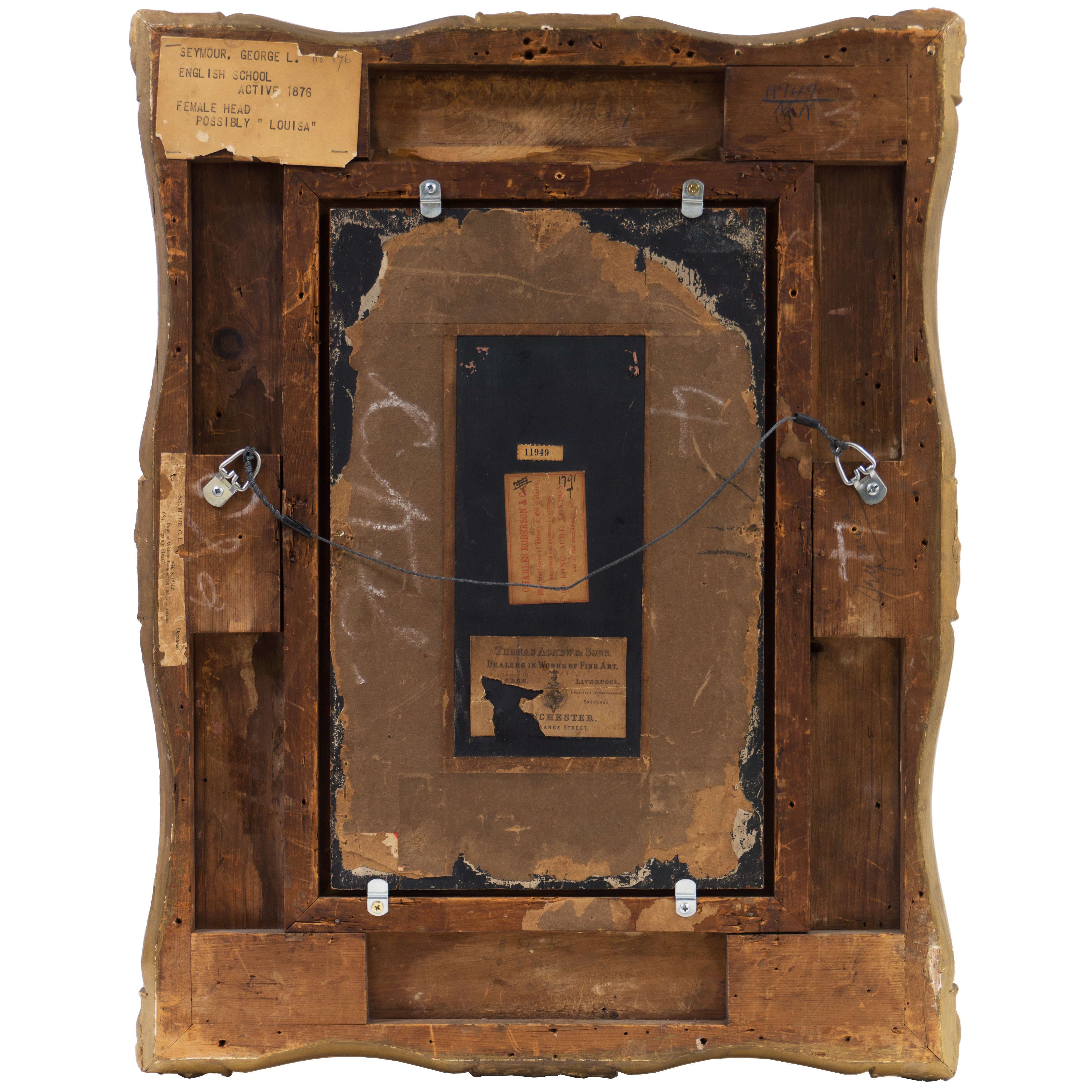 George Langford Seymour Oil Painting "Louisa"