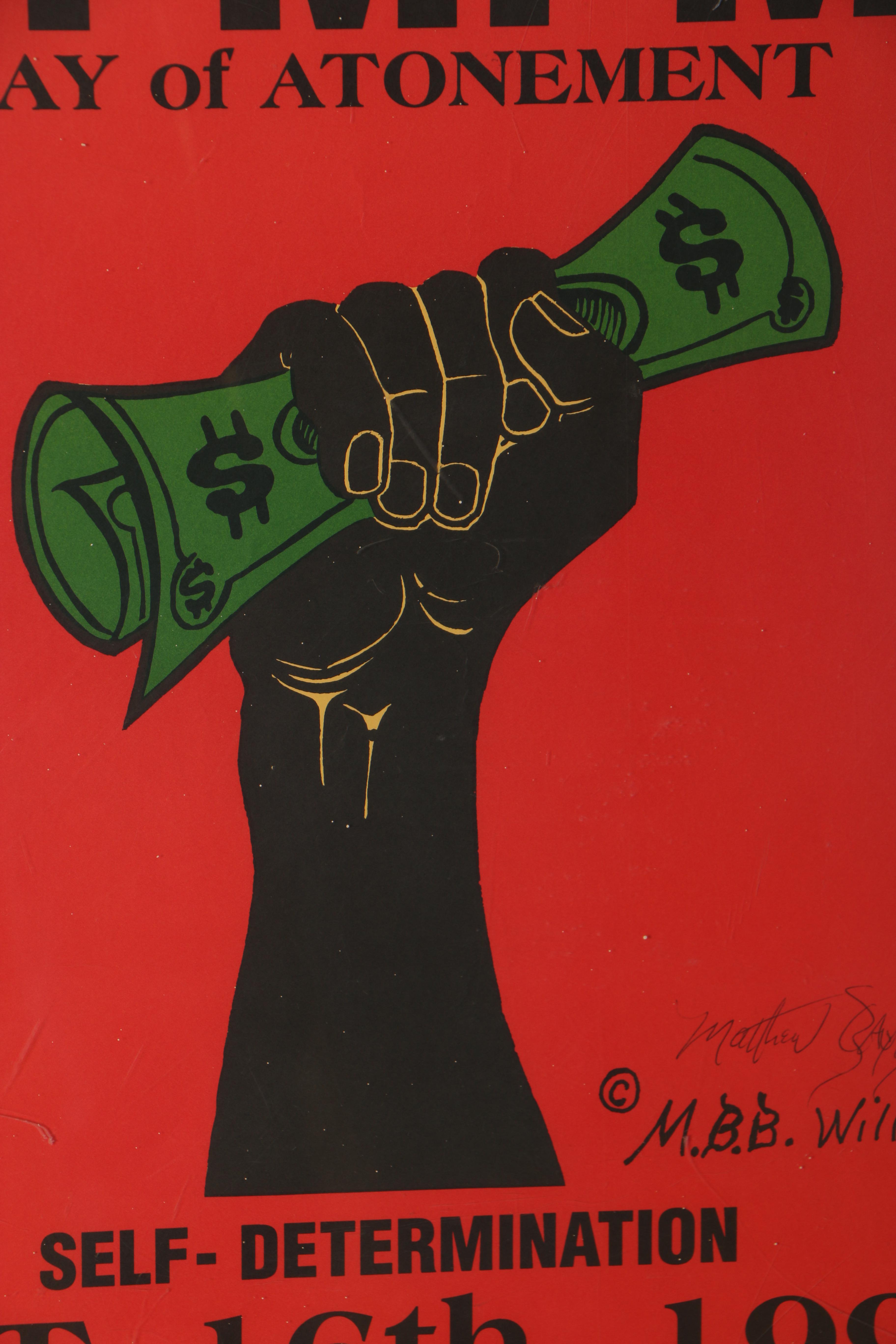 Matthew Bay Bay Williams Serigraph Poster "Million Man March "