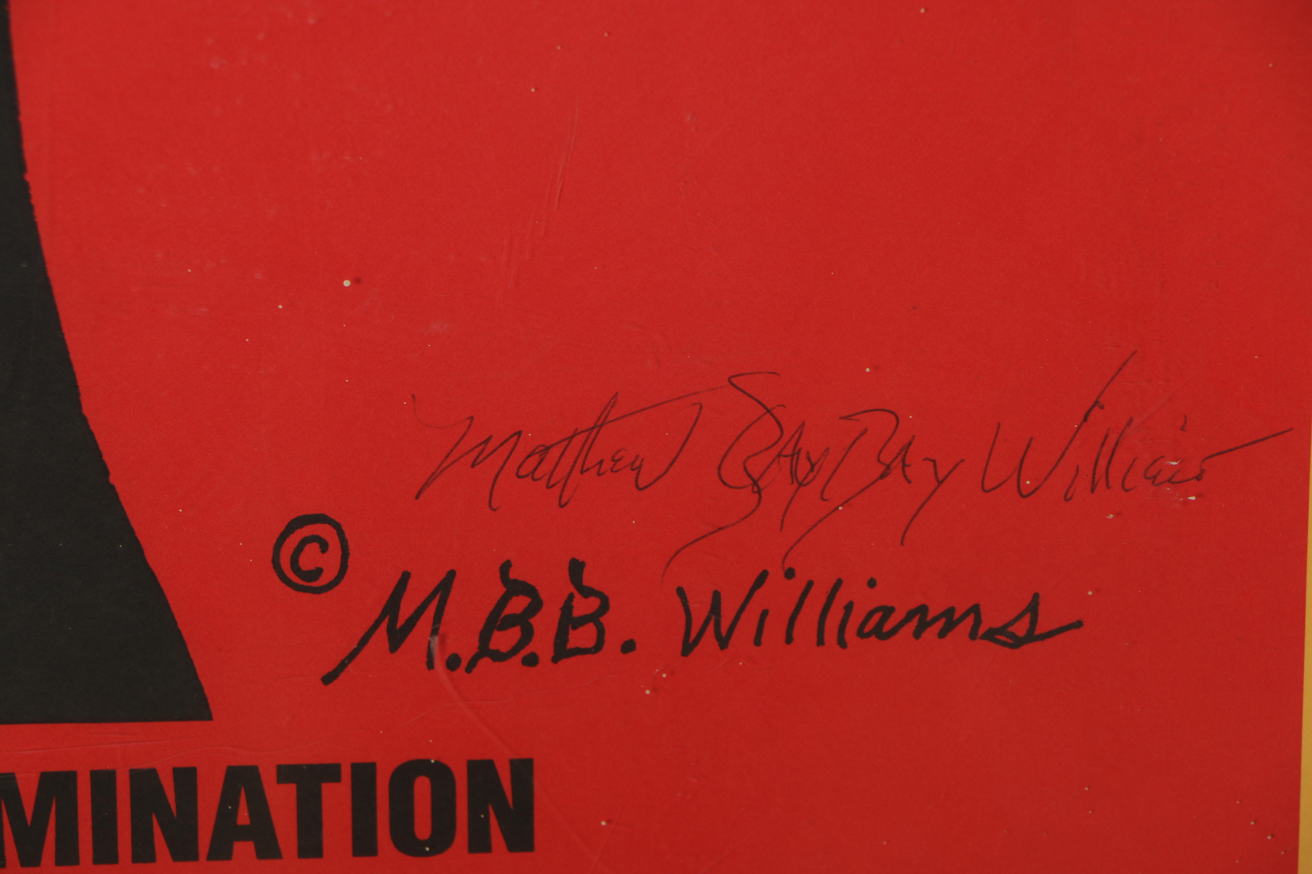 Matthew Bay Bay Williams Serigraph Poster "Million Man March "