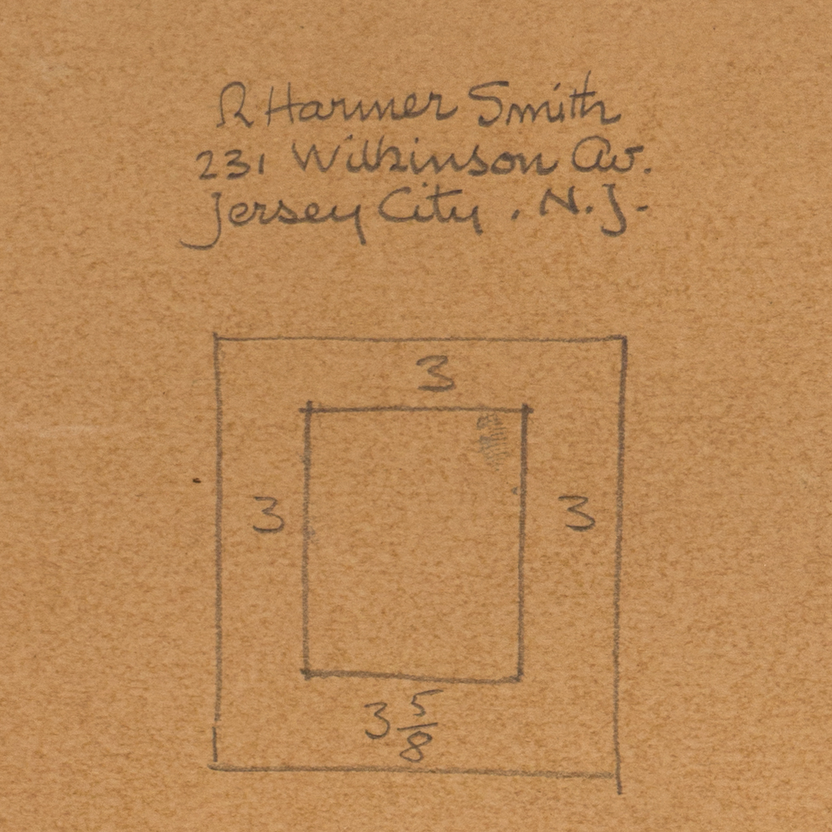 Robert Harmer Smith Graphite Drawing "Sterling Library, Yale"