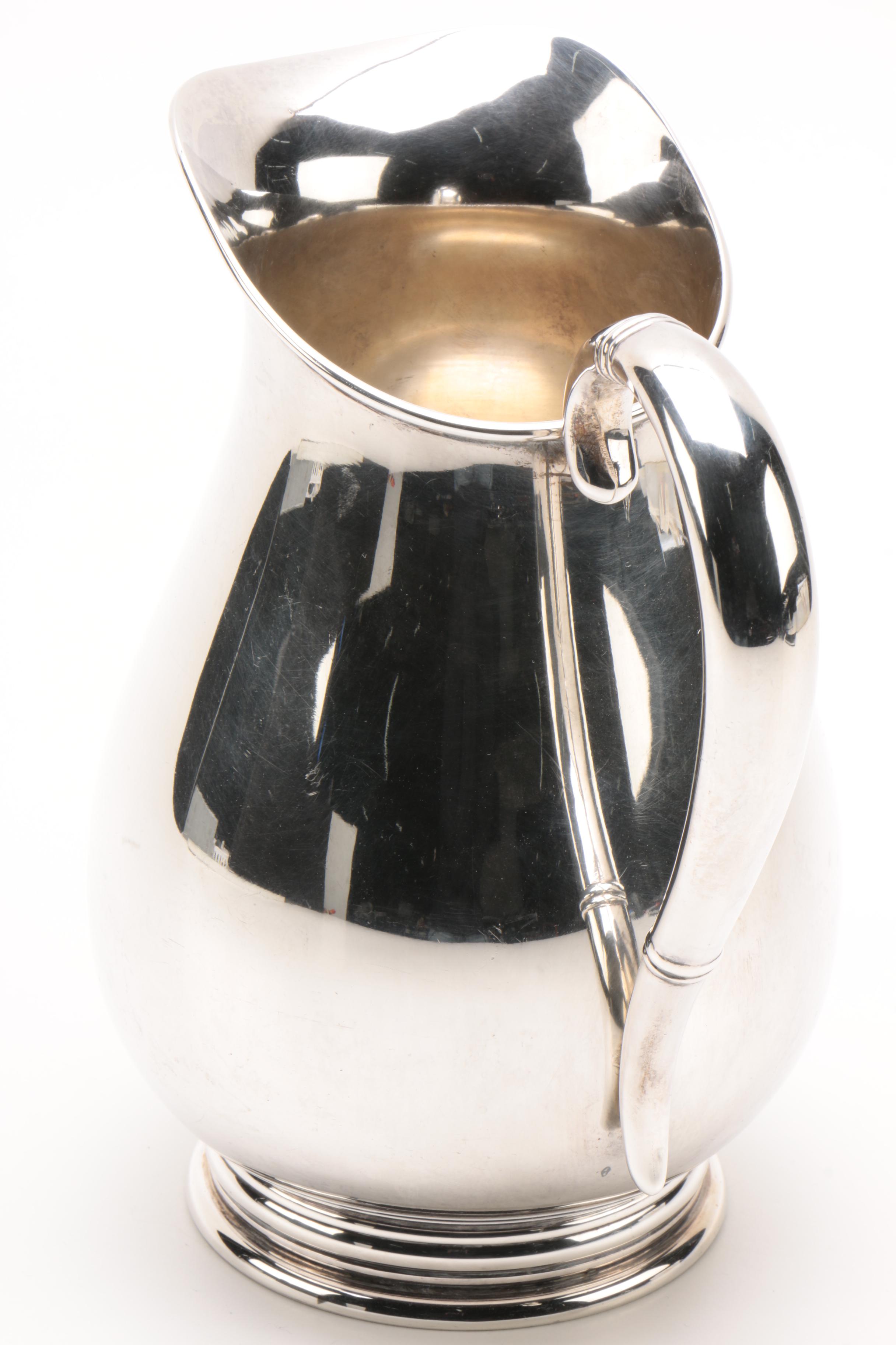International Silver Co. "Royal Danish" Sterling Silver Four-Pint Pitcher
