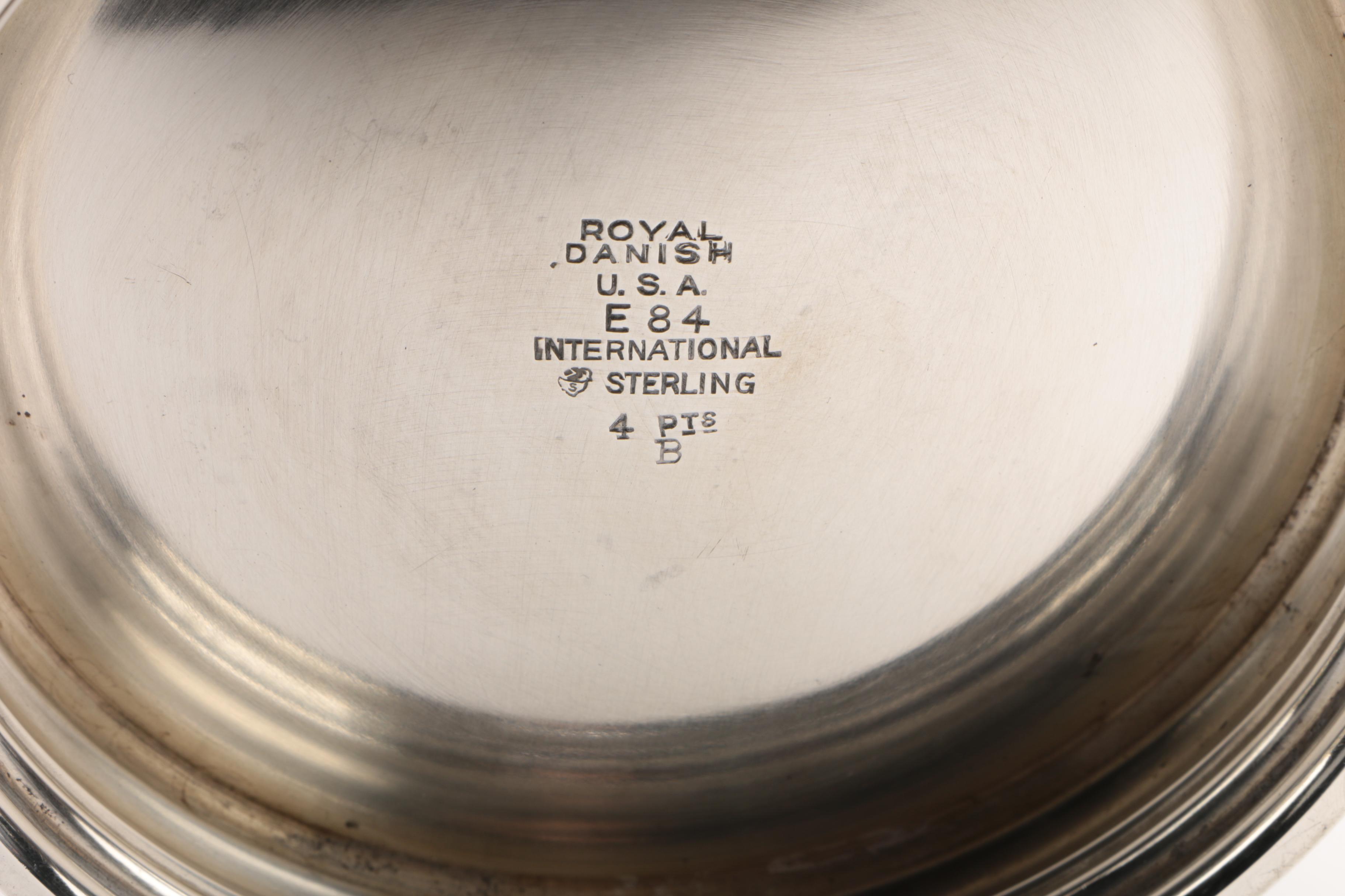 International Silver Co. "Royal Danish" Sterling Silver Four-Pint Pitcher