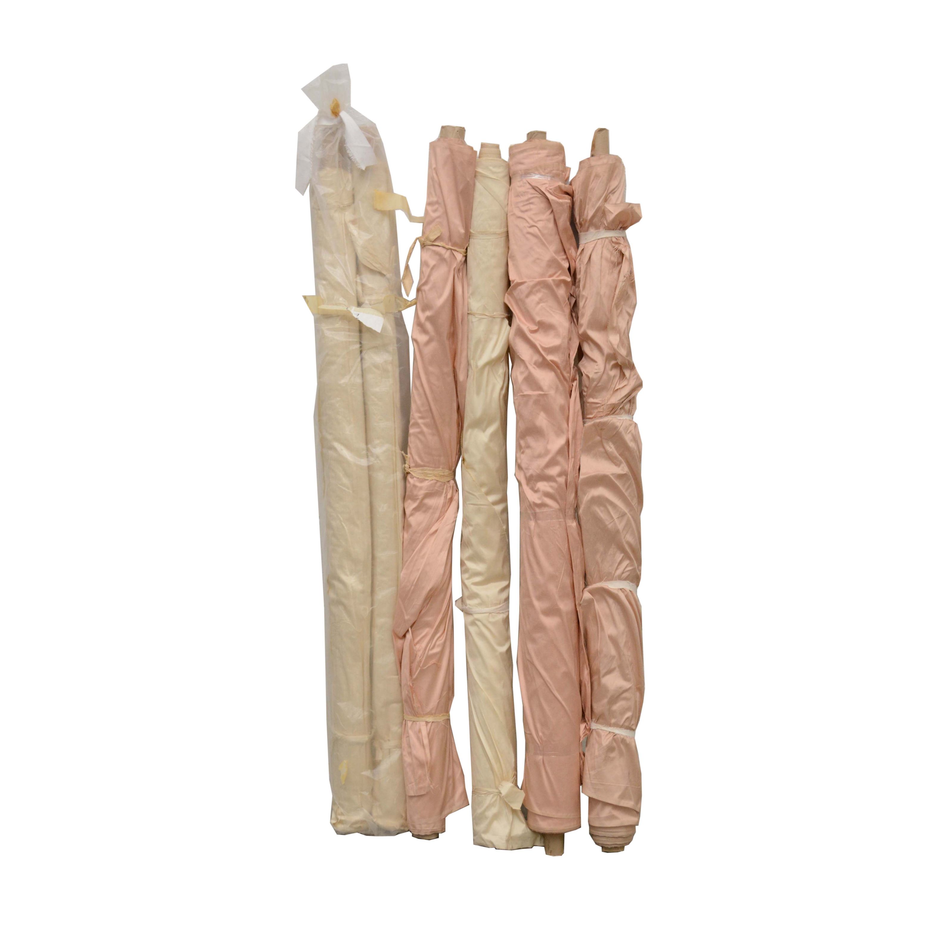 Silk and Satin Upholstery Fabric Bolts and Remnants