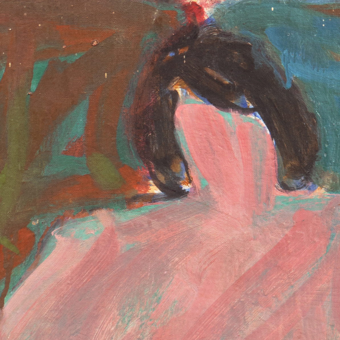 Victor Di Gesu Oil Painting "Seated Nude"