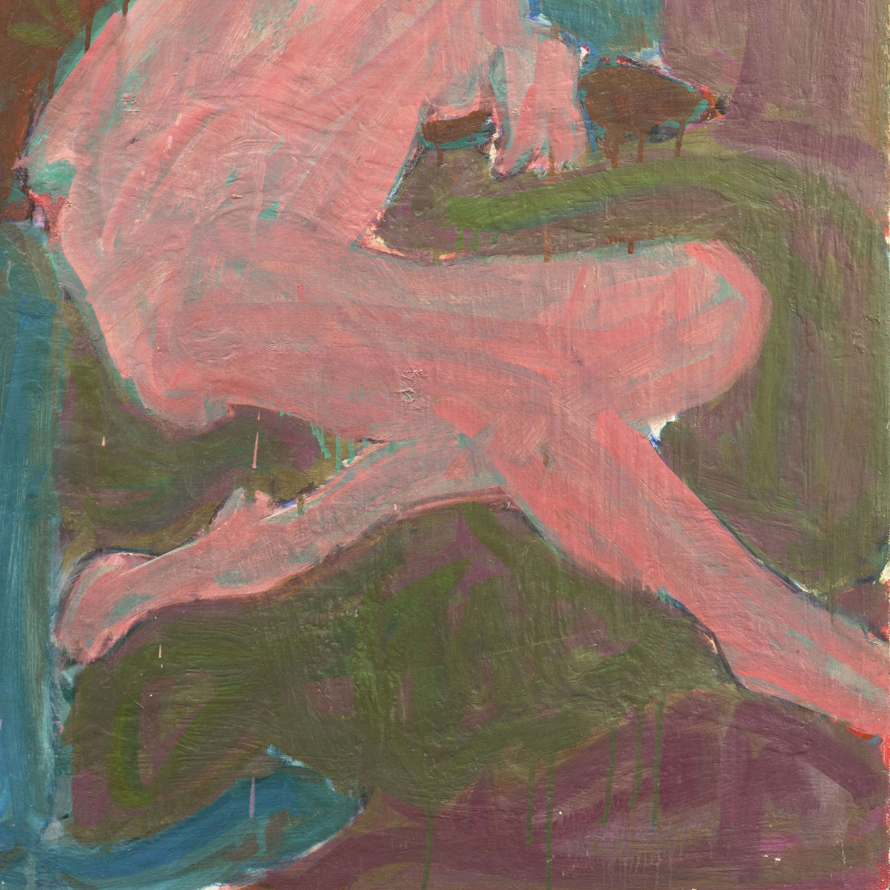 Victor Di Gesu Oil Painting "Seated Nude"