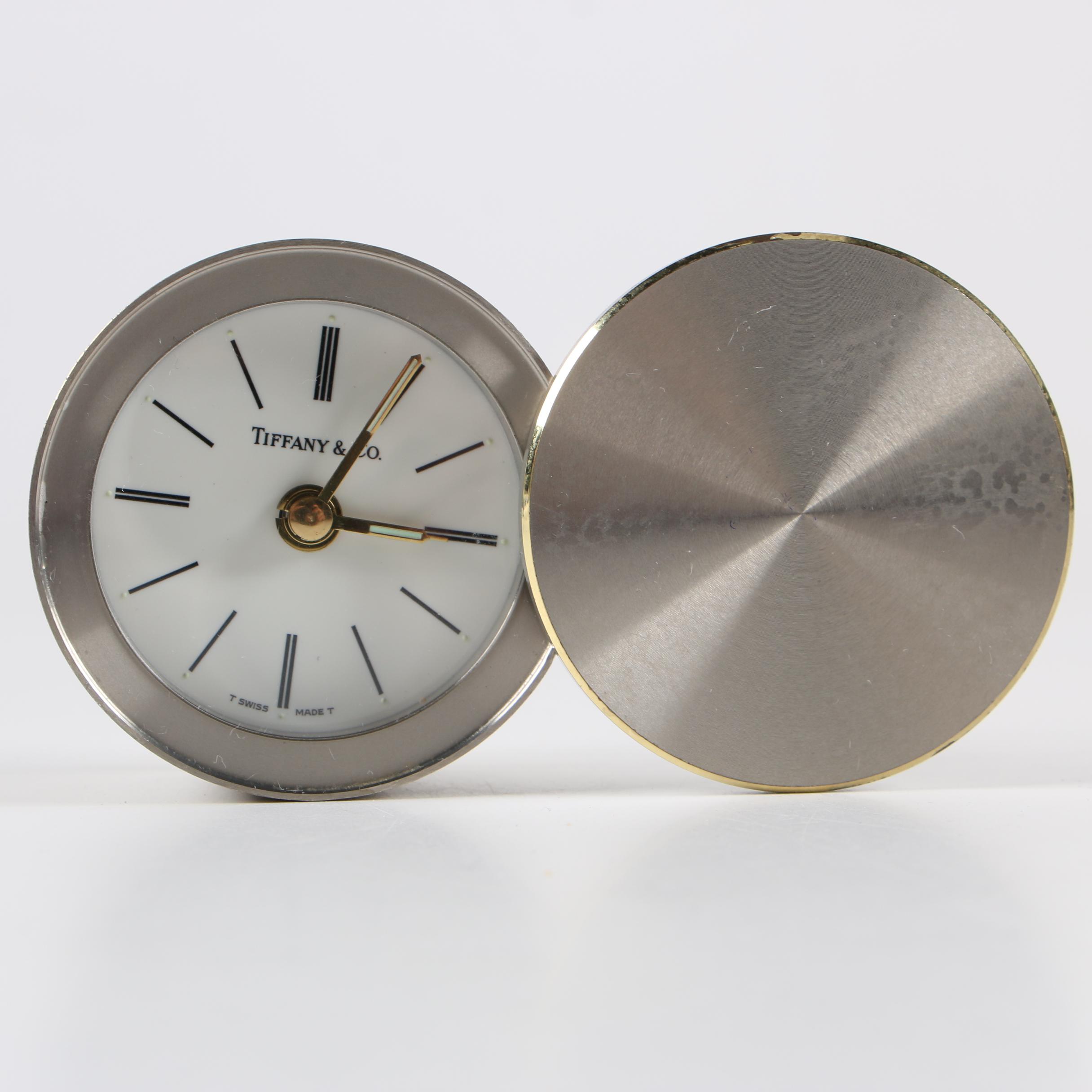 Tiffany & Co. Swiss Travel Alarm Clock