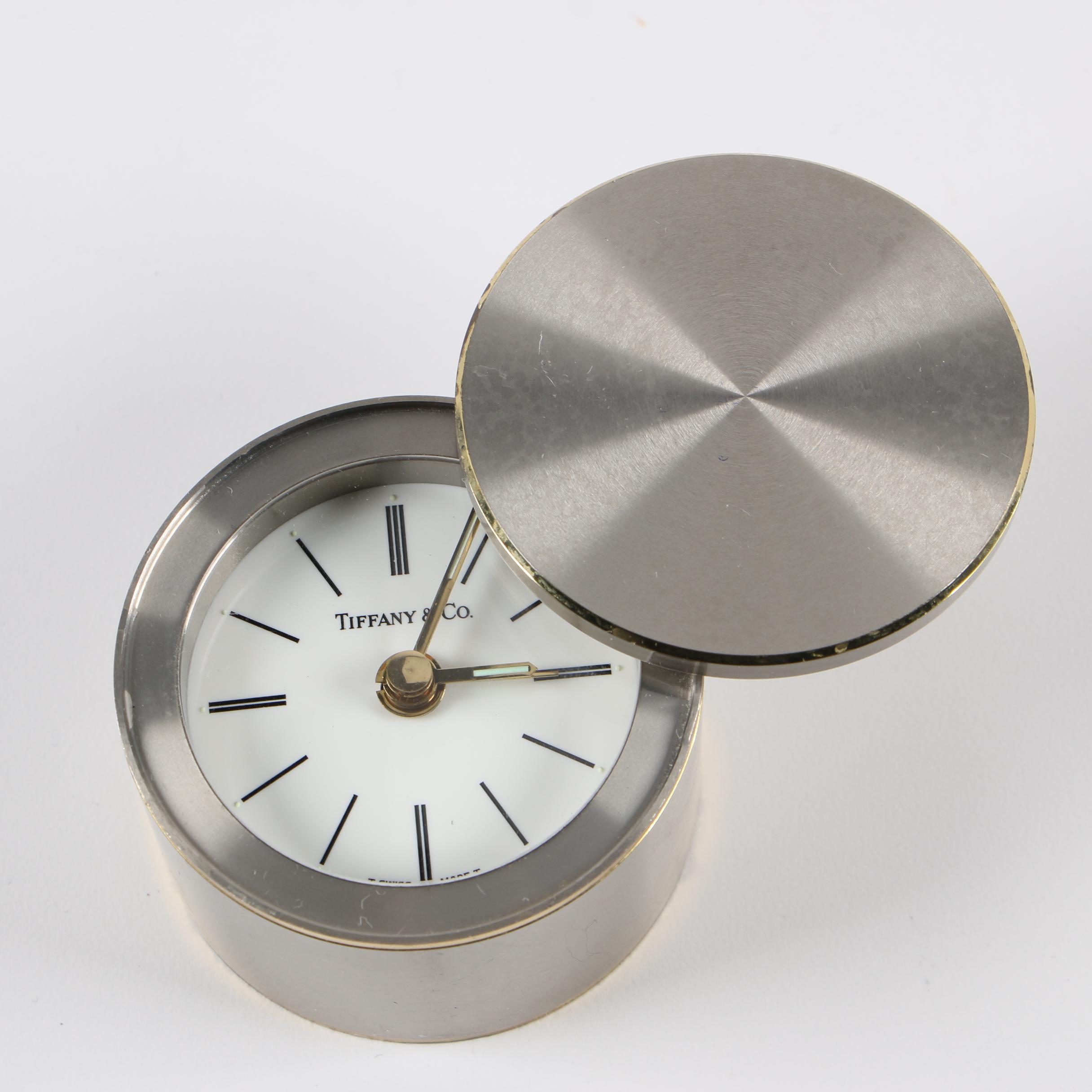 Tiffany & Co. Swiss Travel Alarm Clock