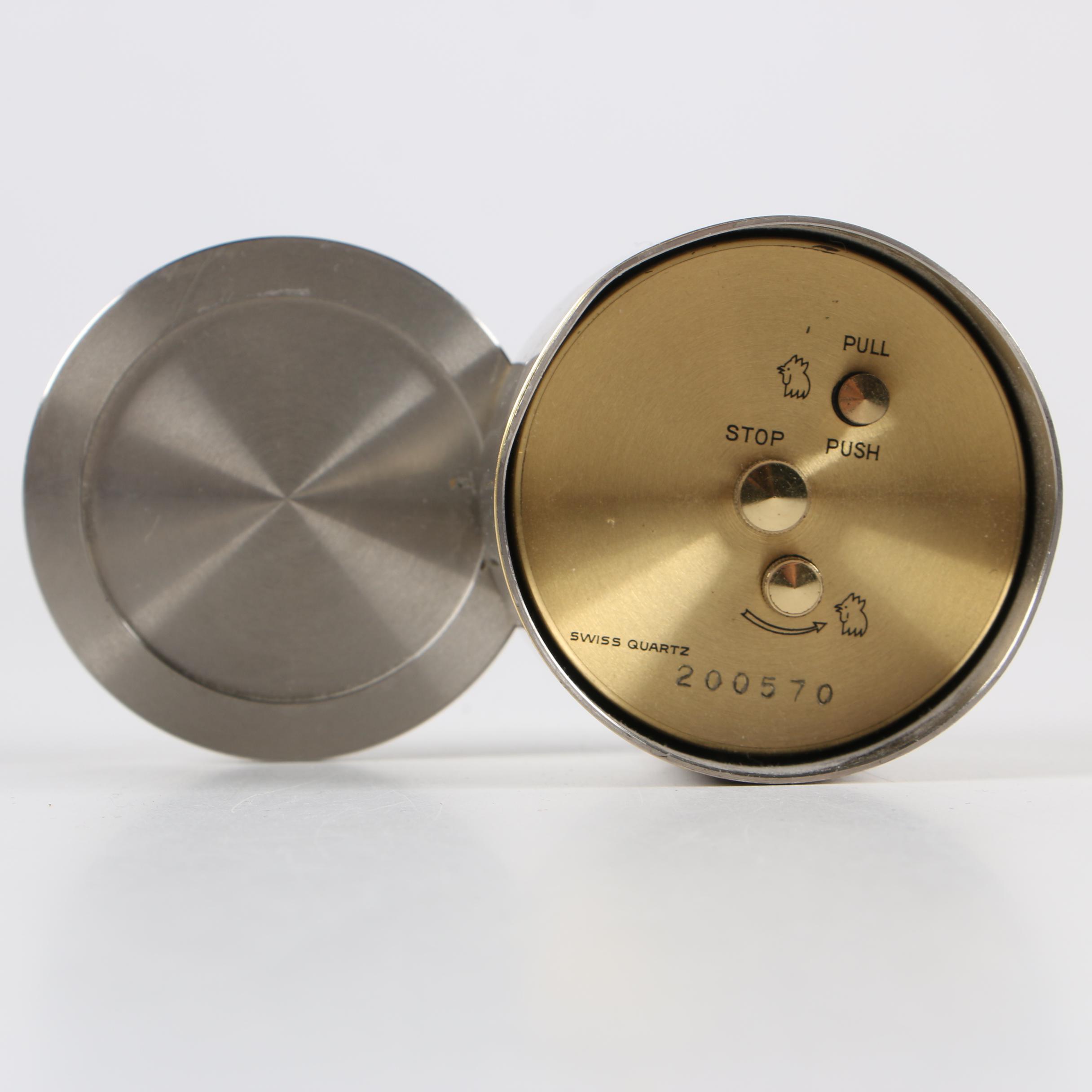 Tiffany & Co. Swiss Travel Alarm Clock