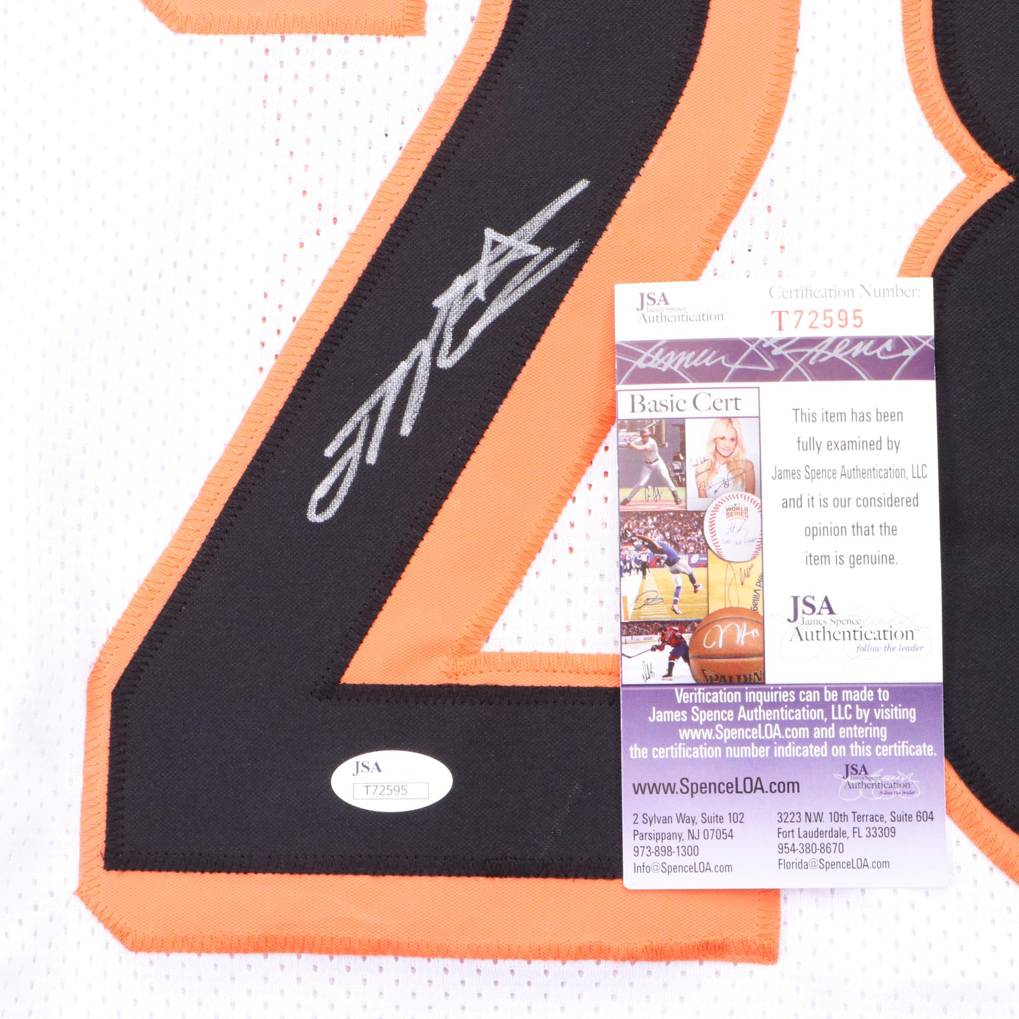 Joe Mixon Signed Bengals Jersey  COA