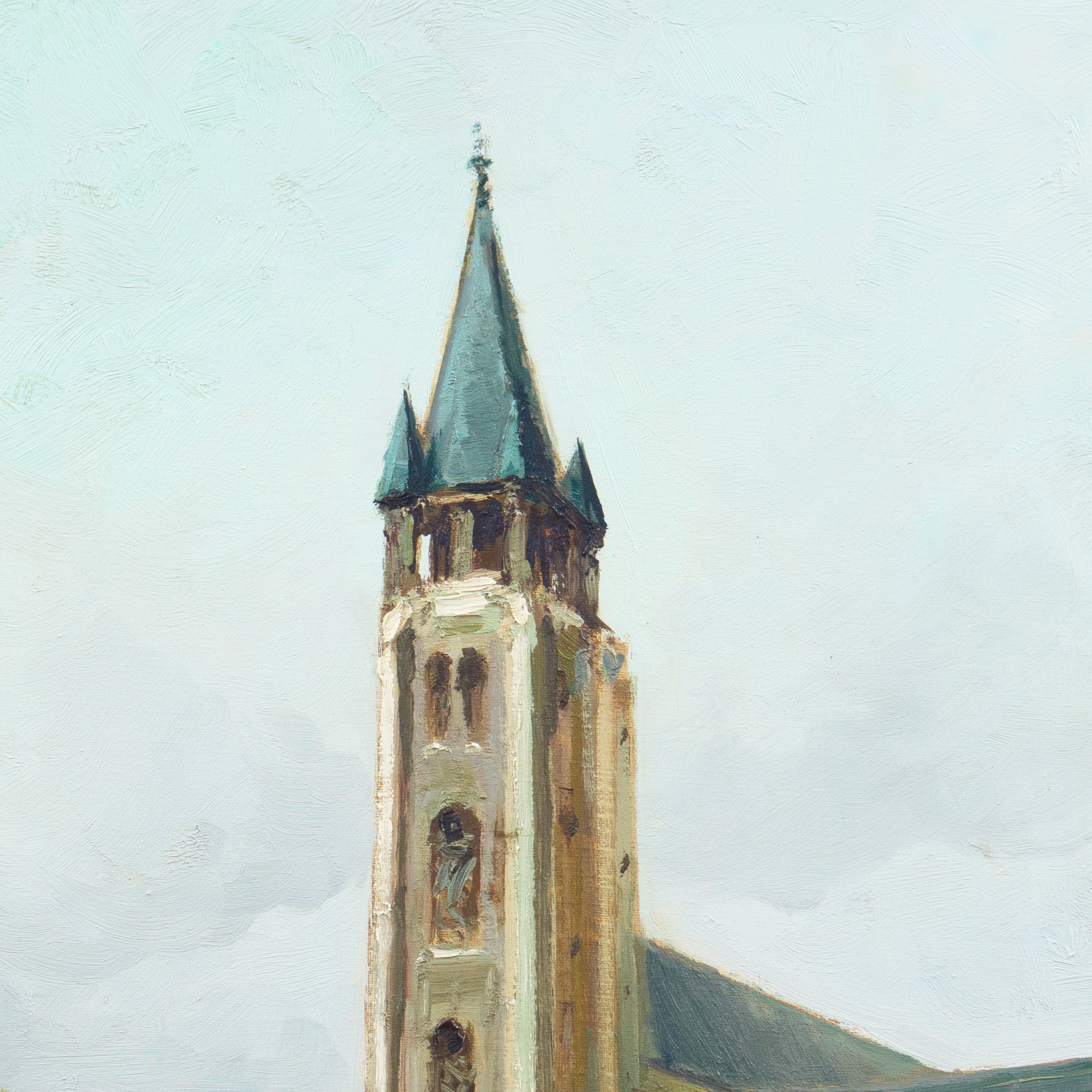 Claude Loran Oil Painting "Église Saint-Germain-des-Prés"