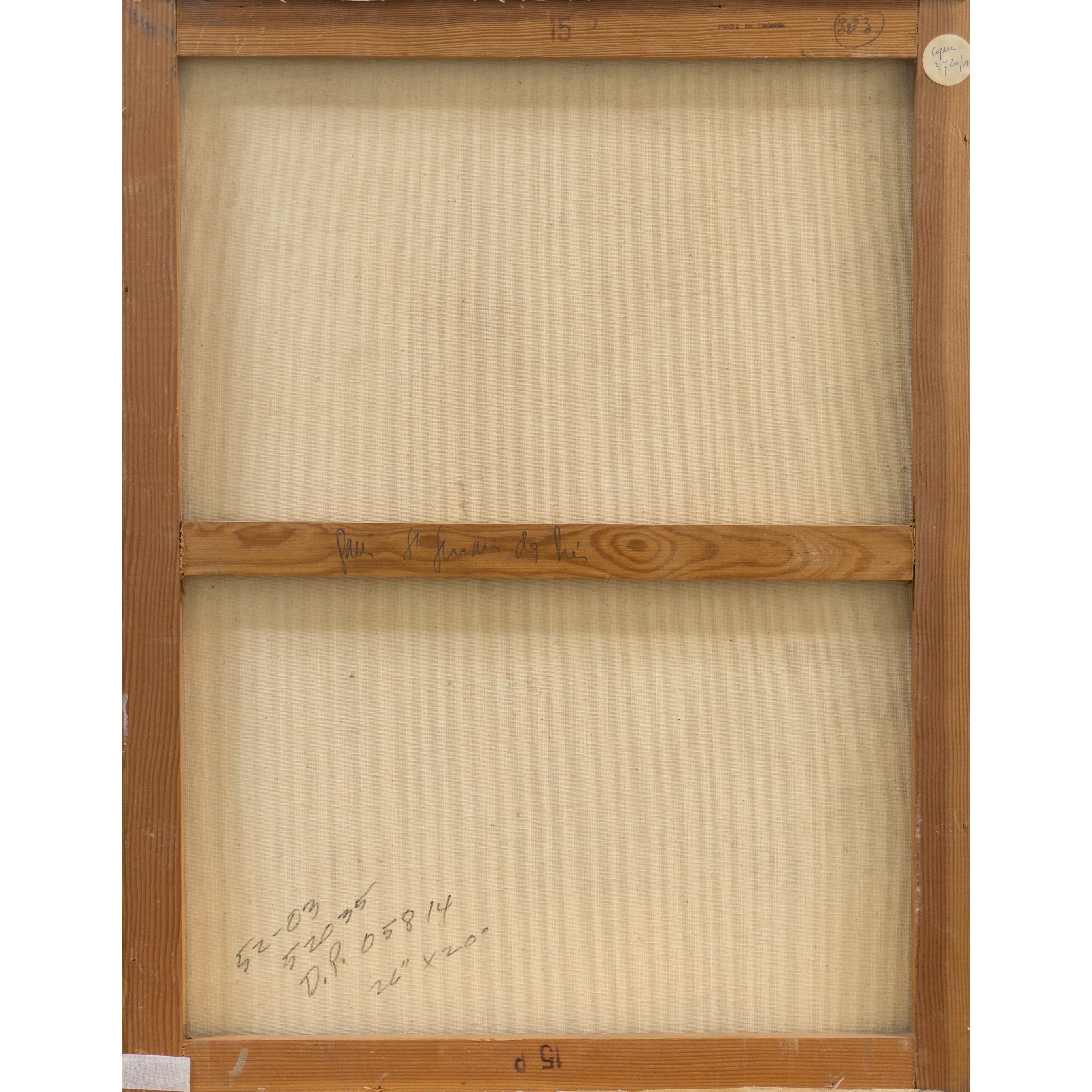 Claude Loran Oil Painting "Église Saint-Germain-des-Prés"