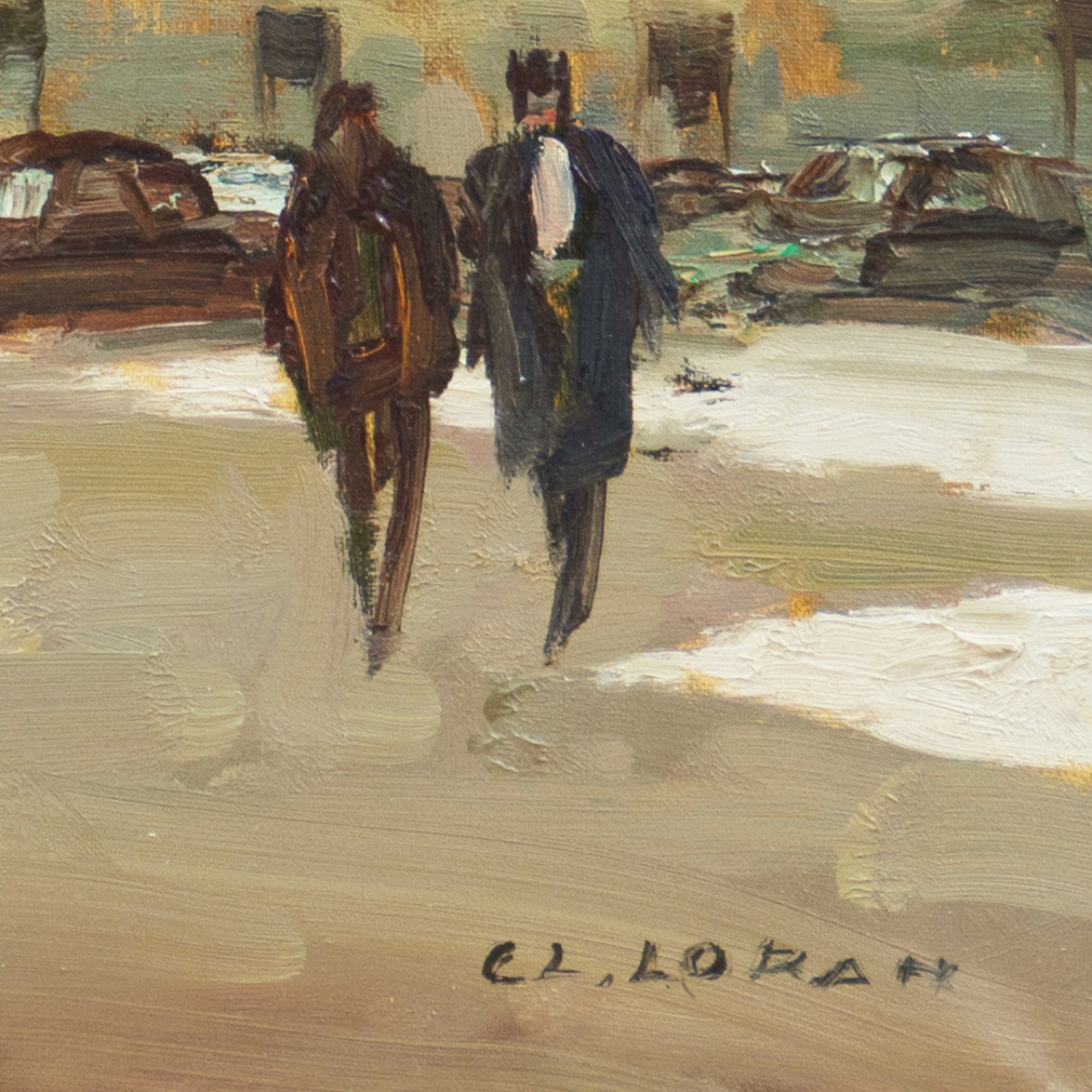 Claude Loran Oil Painting "Église Saint-Germain-des-Prés"