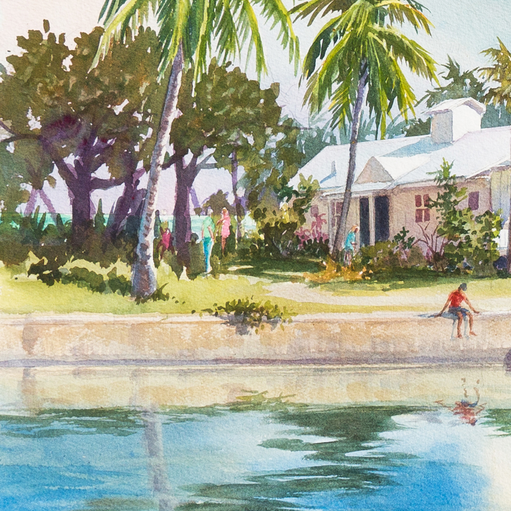 Irma Quigley Watercolor Painting "Key West"
