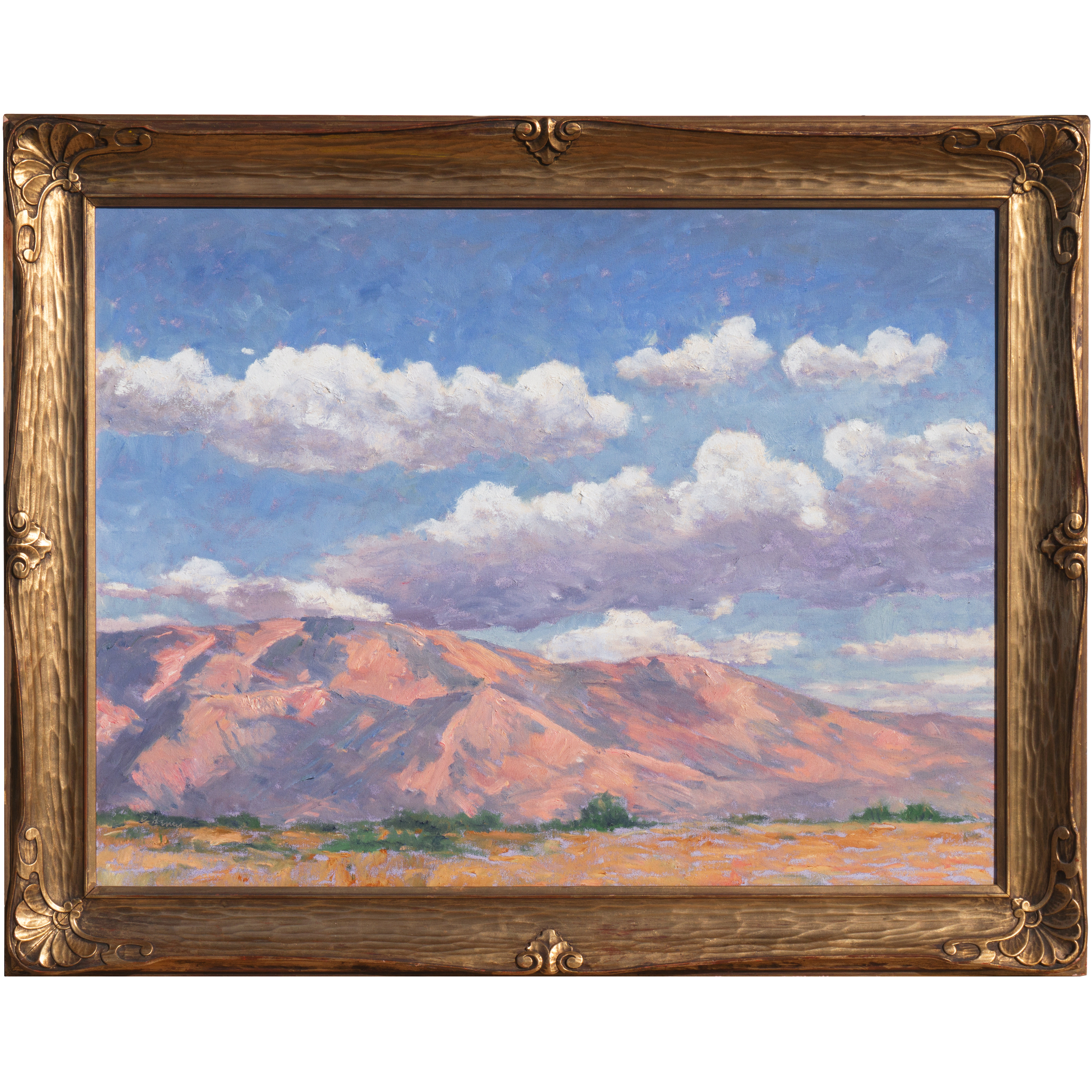 David Eugene Henry Large Oil Painting "Near Palm Springs, California"