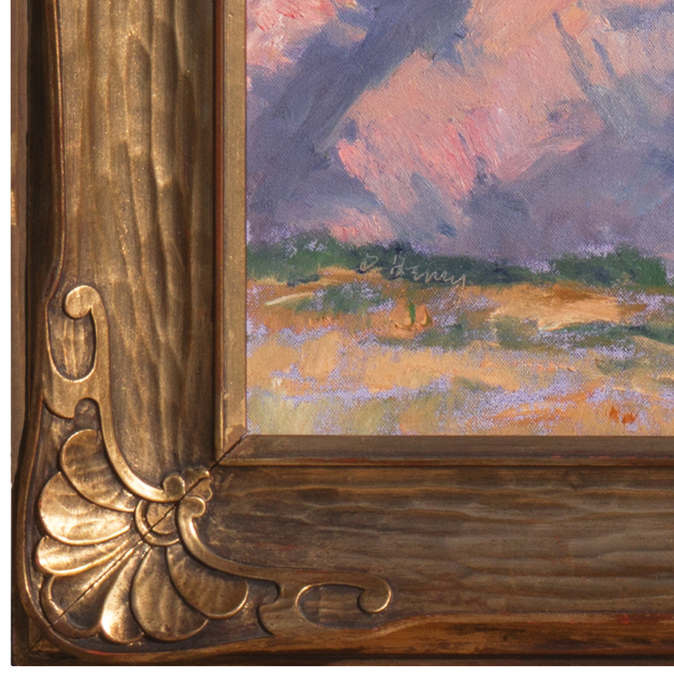 David Eugene Henry Large Oil Painting "Near Palm Springs, California"